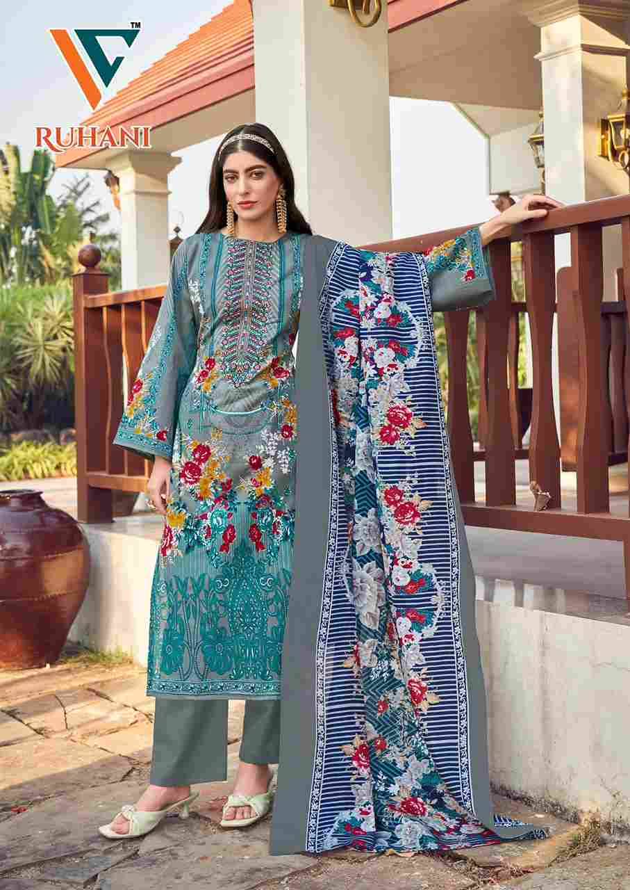 Ruhani Vol-24 By Vandana Creation 2401 To 2408 Series Beautiful Festive Suits Stylish Fancy Colorful Casual Wear & Ethnic Wear Cotton Print Dresses At Wholesale Price