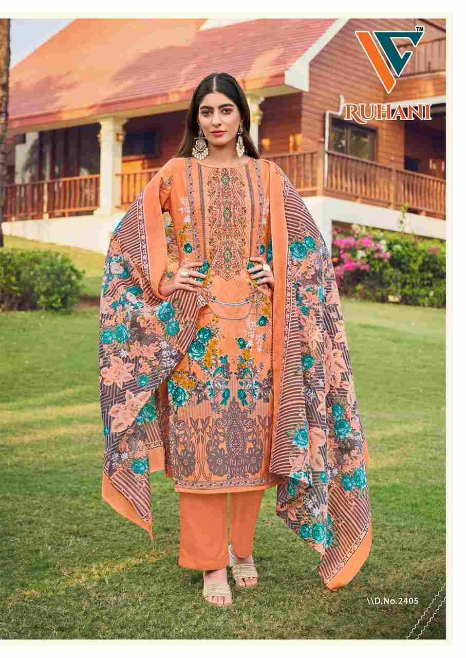 Ruhani Vol-24 By Vandana Creation 2401 To 2408 Series Beautiful Festive Suits Stylish Fancy Colorful Casual Wear & Ethnic Wear Cotton Print Dresses At Wholesale Price