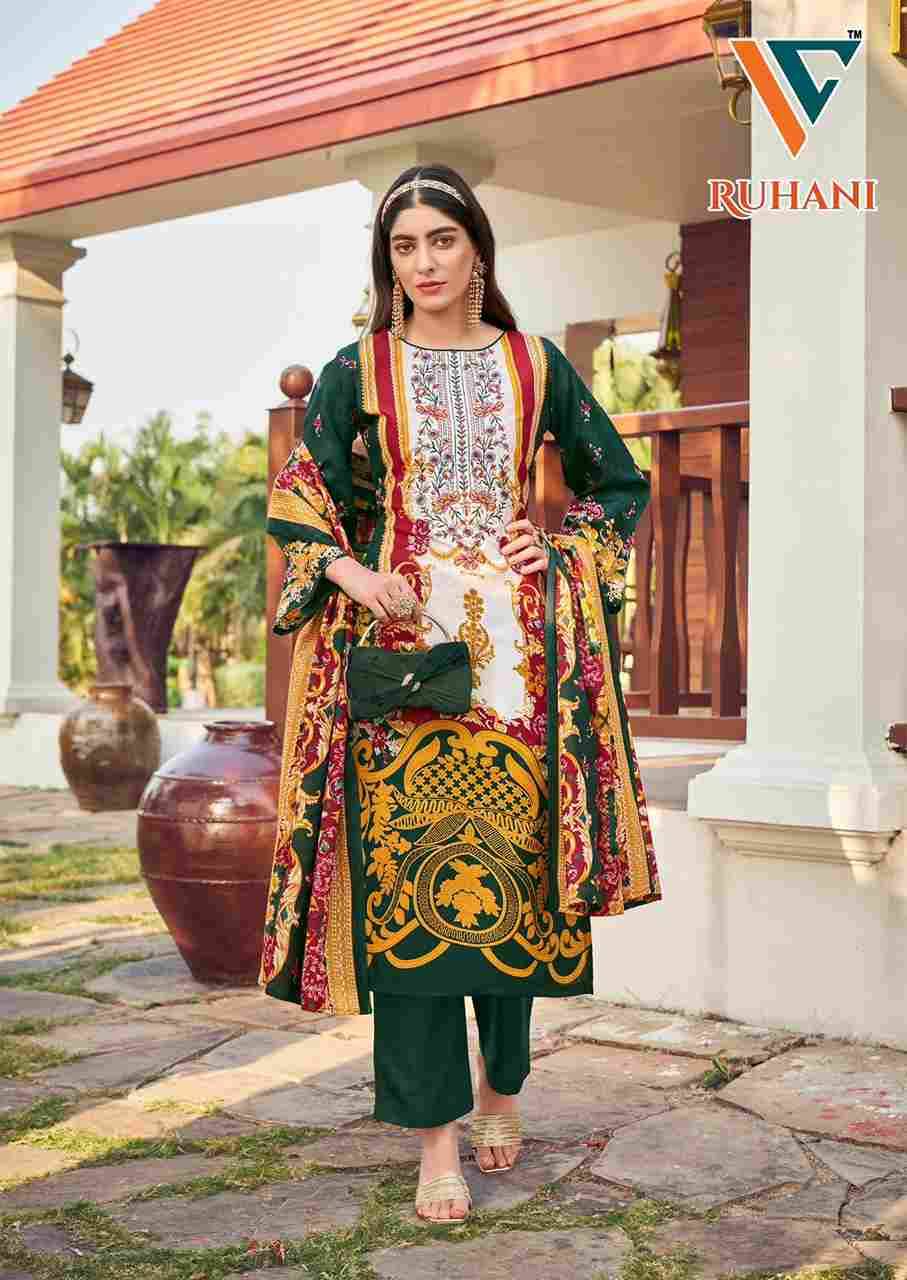 Ruhani Vol-24 By Vandana Creation 2401 To 2408 Series Beautiful Festive Suits Stylish Fancy Colorful Casual Wear & Ethnic Wear Cotton Print Dresses At Wholesale Price