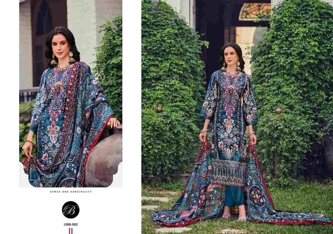 Naira Vol-85 By Belliza 1008-001 To 1008-008 Series Beautiful Festive Suits Stylish Fancy Colorful Casual Wear & Ethnic Wear Pure Cotton Print Dresses At Wholesale Price