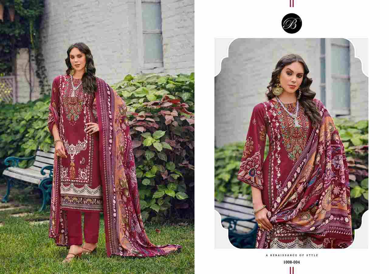 Naira Vol-85 By Belliza 1008-001 To 1008-008 Series Beautiful Festive Suits Stylish Fancy Colorful Casual Wear & Ethnic Wear Pure Cotton Print Dresses At Wholesale Price