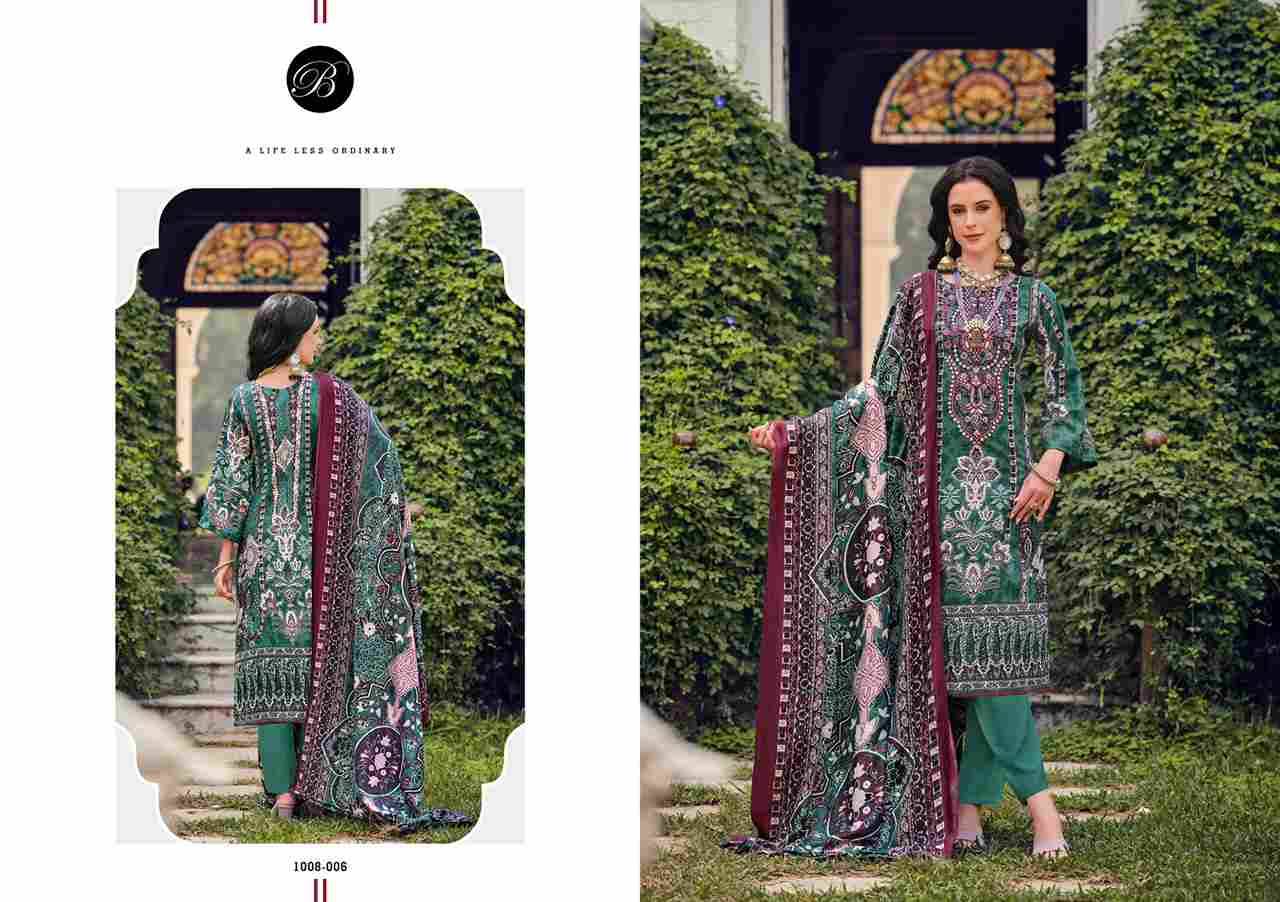 Naira Vol-85 By Belliza 1008-001 To 1008-008 Series Beautiful Festive Suits Stylish Fancy Colorful Casual Wear & Ethnic Wear Pure Cotton Print Dresses At Wholesale Price