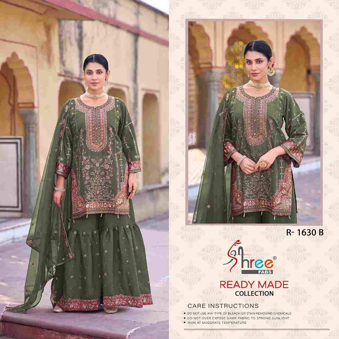 Shree Fabs Hit Design R-1630 Colours By Shree Fabs R-1630-A To R-1630-D Series Beautiful Pakistani Suits Stylish Fancy Colorful Party Wear & Occasional Wear Fancy Embroidered Dresses At Wholesale Price