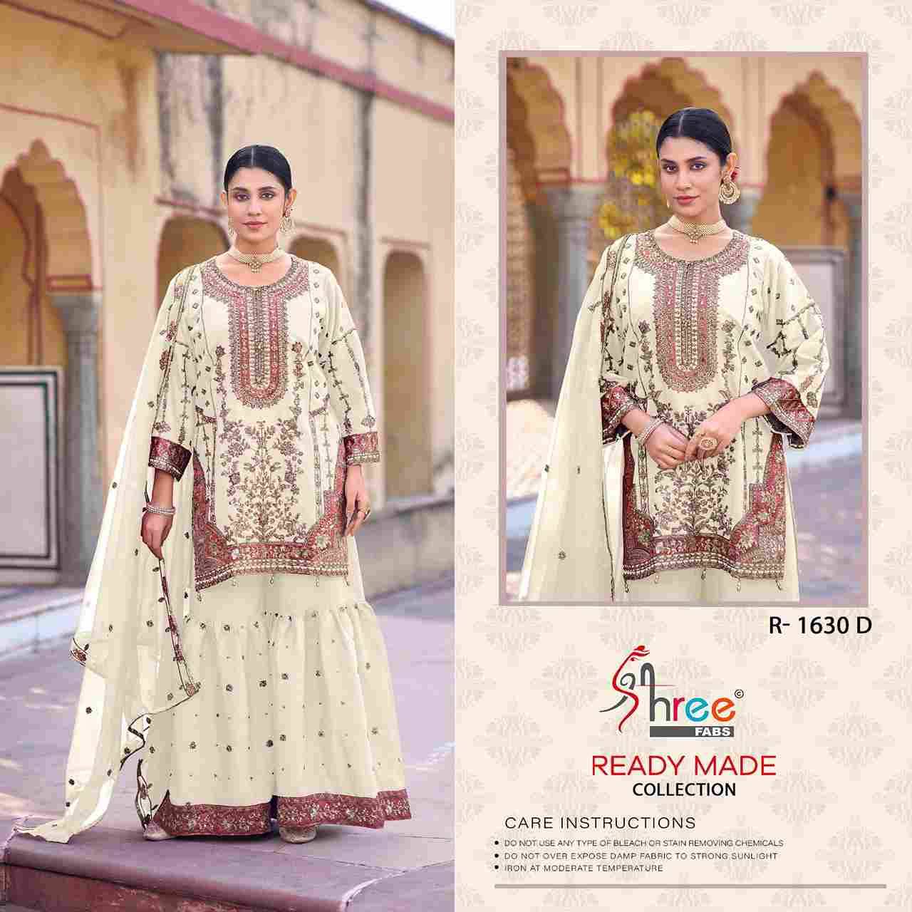 Shree Fabs Hit Design R-1630 Colours By Shree Fabs R-1630-A To R-1630-D Series Beautiful Pakistani Suits Stylish Fancy Colorful Party Wear & Occasional Wear Fancy Embroidered Dresses At Wholesale Price