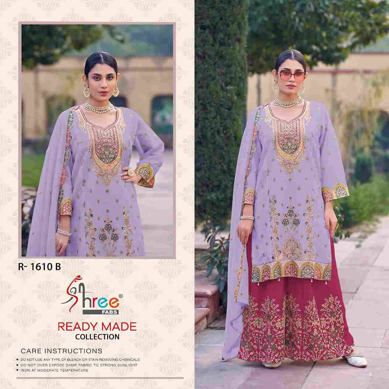 Shree Fabs Hit Design R-1610 Colours By Shree Fabs R-1610-A To R-1610-D Series Designer Pakistani Suits Collection Beautiful Stylish Fancy Colorful Party Wear & Occasional Wear Chinnon Dresses At Wholesale Price