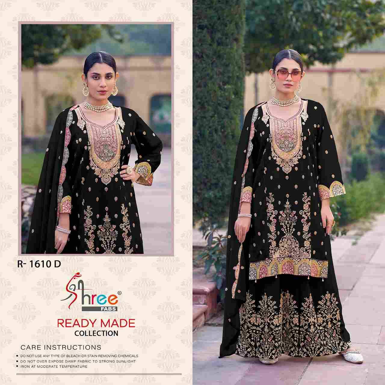 Shree Fabs Hit Design R-1610 Colours By Shree Fabs R-1610-A To R-1610-D Series Designer Pakistani Suits Collection Beautiful Stylish Fancy Colorful Party Wear & Occasional Wear Chinnon Dresses At Wholesale Price