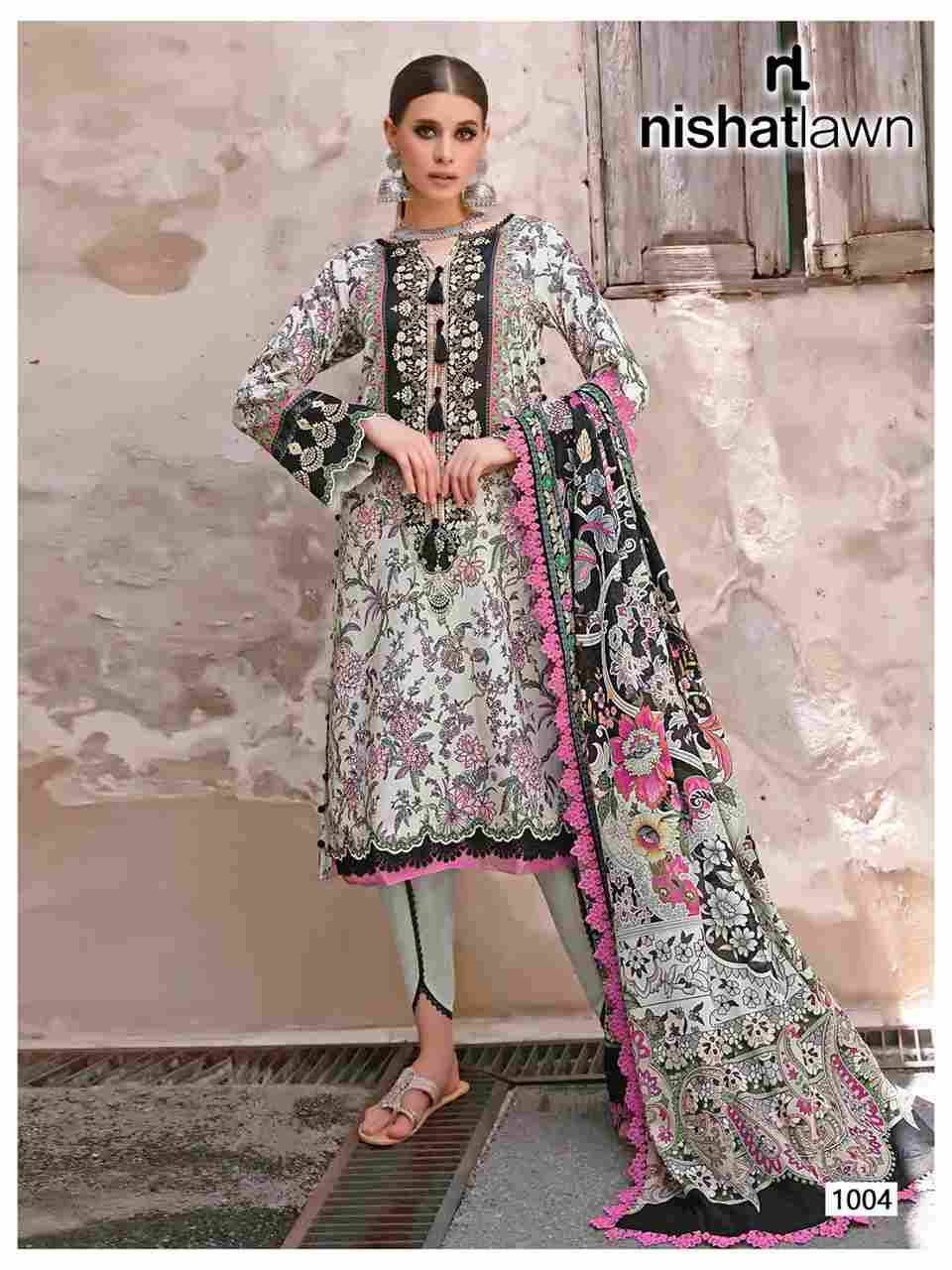 Urbane Vol-1 By Nishat Lawn 1001 To 1008 Series Beautiful Festive Suits Stylish Fancy Colorful Casual Wear & Ethnic Wear Pure Lawn Digital Print Dresses At Wholesale Price