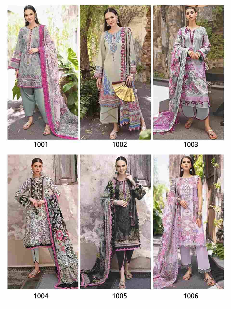 Urbane Vol-1 By Nishat Lawn 1001 To 1008 Series Beautiful Festive Suits Stylish Fancy Colorful Casual Wear & Ethnic Wear Pure Lawn Digital Print Dresses At Wholesale Price