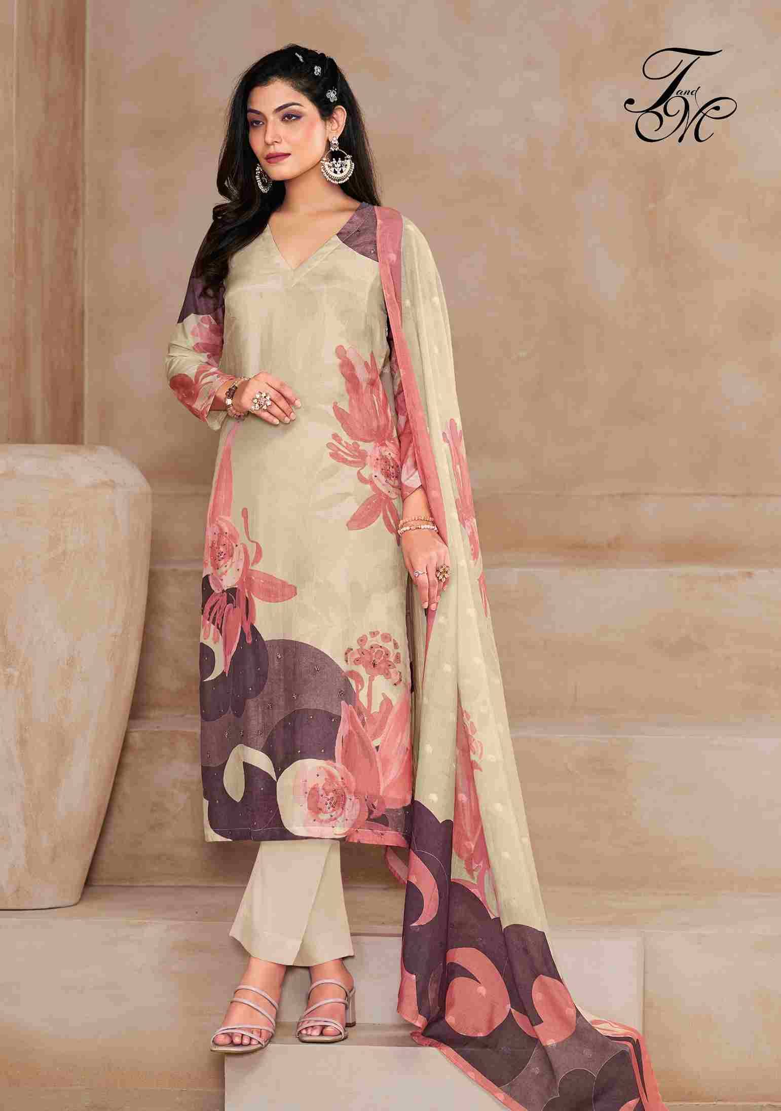 Sagarika By T And M Designer Studio Beautiful Festive Suits Colorful Stylish Fancy Casual Wear & Ethnic Wear Muslin Silk Dresses At Wholesale Price