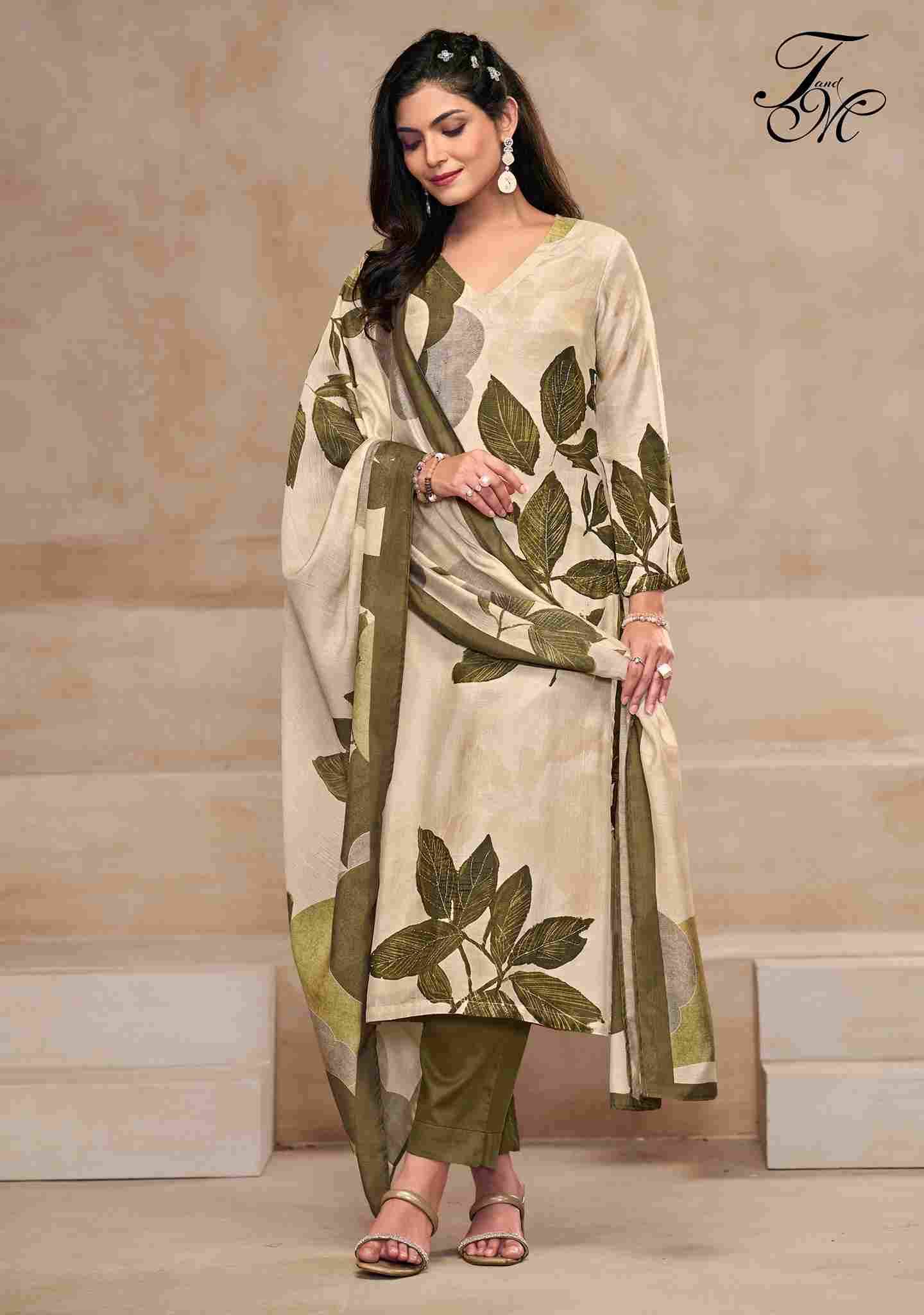 Sagarika By T And M Designer Studio Beautiful Festive Suits Colorful Stylish Fancy Casual Wear & Ethnic Wear Muslin Silk Dresses At Wholesale Price