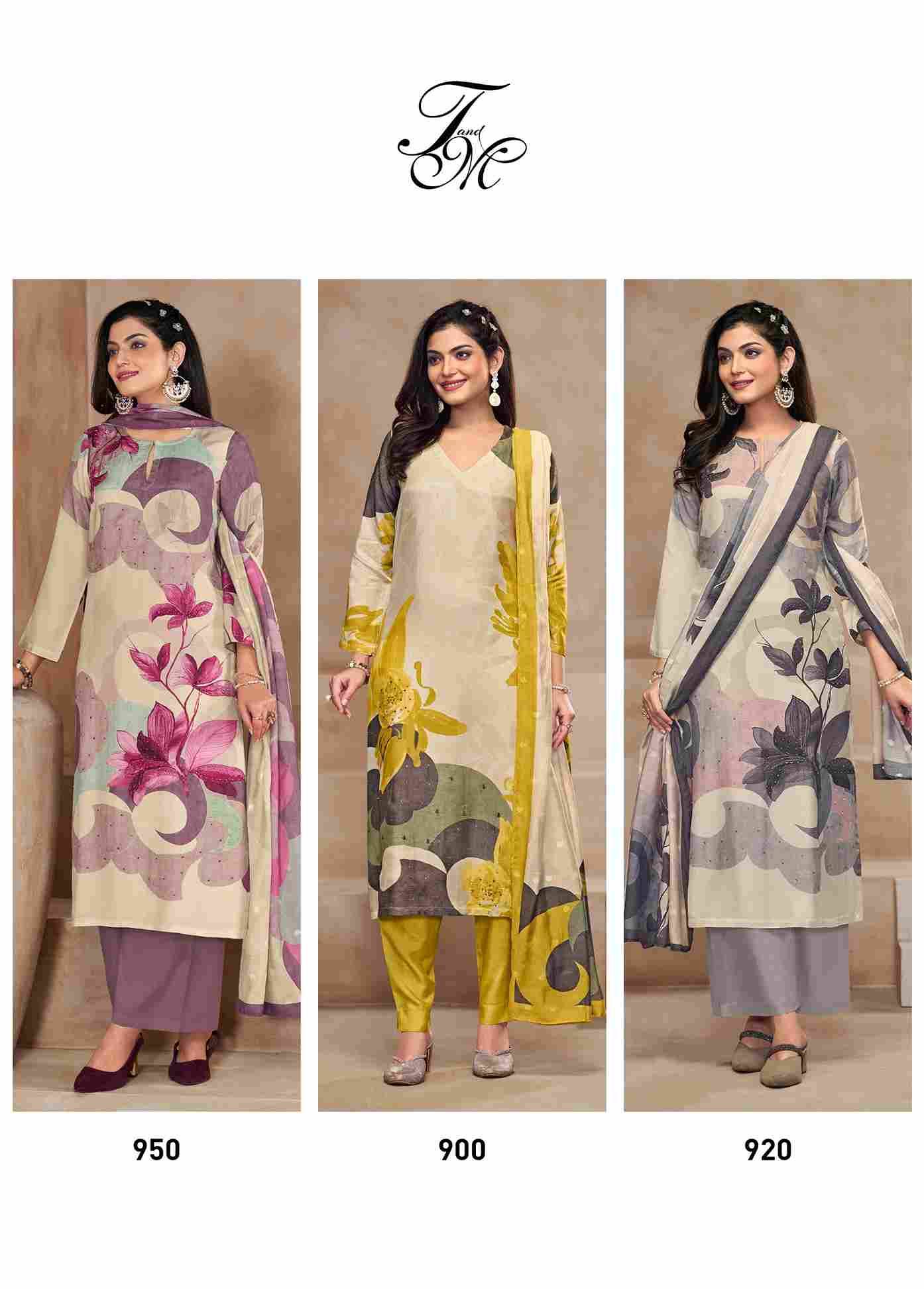 Sagarika By T And M Designer Studio Beautiful Festive Suits Colorful Stylish Fancy Casual Wear & Ethnic Wear Muslin Silk Dresses At Wholesale Price