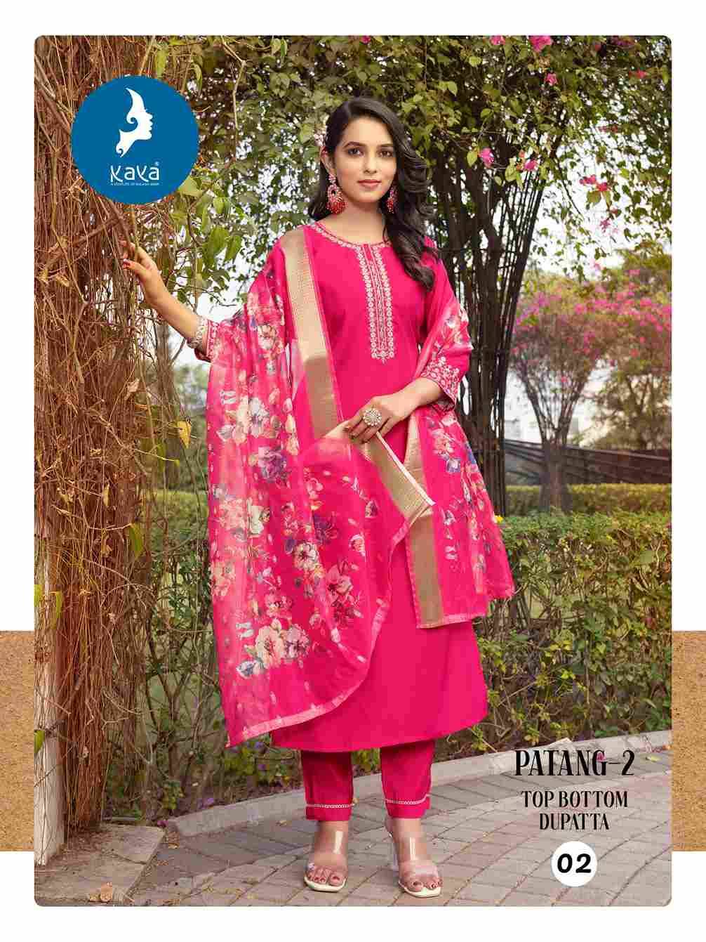 Patang Vol-2 By Kaya 01 To 06 Series Beautiful Suits Colorful Stylish Fancy Casual Wear & Ethnic Wear Roman Silk Print Dresses At Wholesale Price