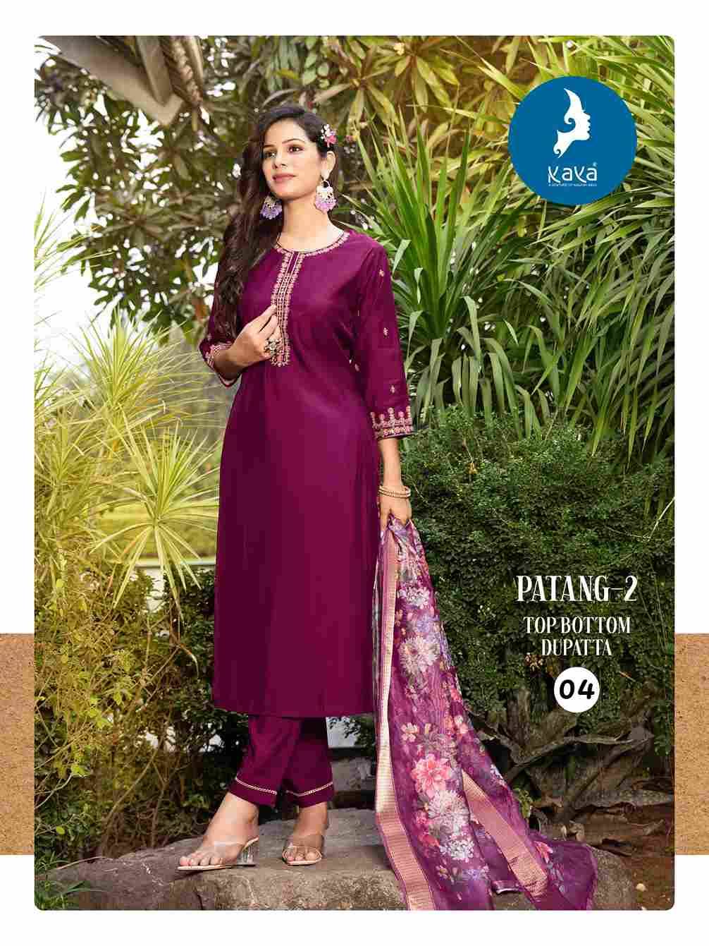 Patang Vol-2 By Kaya 01 To 06 Series Beautiful Suits Colorful Stylish Fancy Casual Wear & Ethnic Wear Roman Silk Print Dresses At Wholesale Price