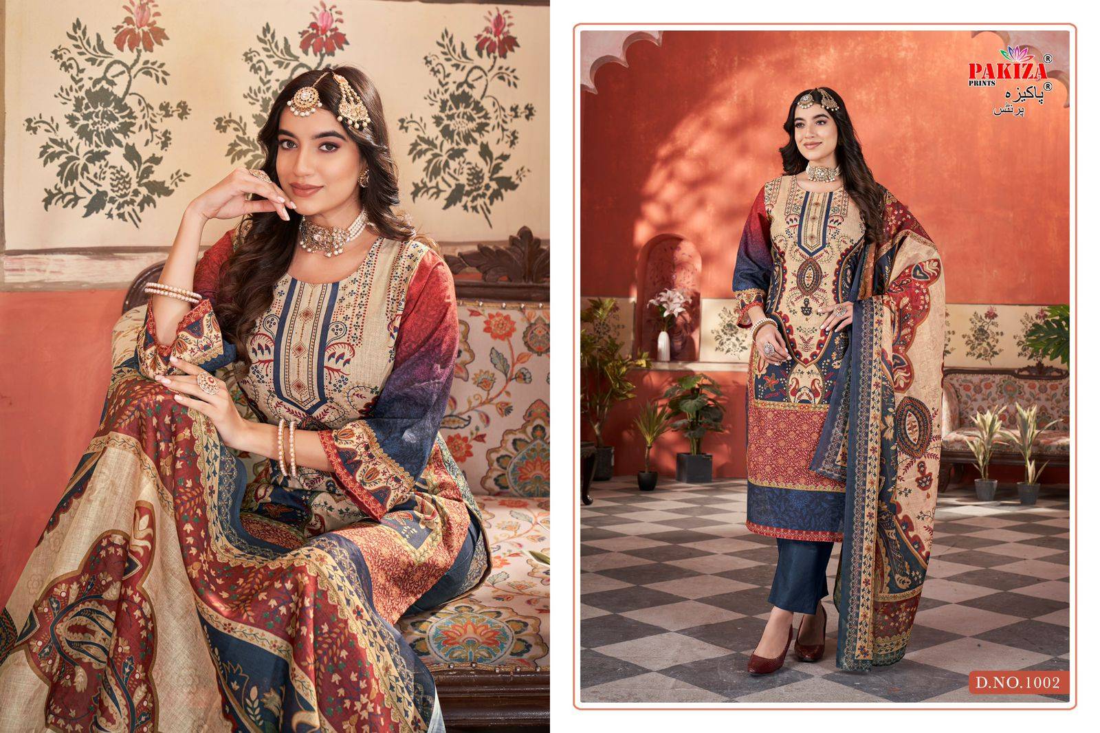 Khushrang Vol-1 By Pakiza Prints 1001 To 1006 Series Beautiful Festive Suits Stylish Fancy Colorful Party Wear & Occasional Wear Soft Cotton Dresses At Wholesale Price