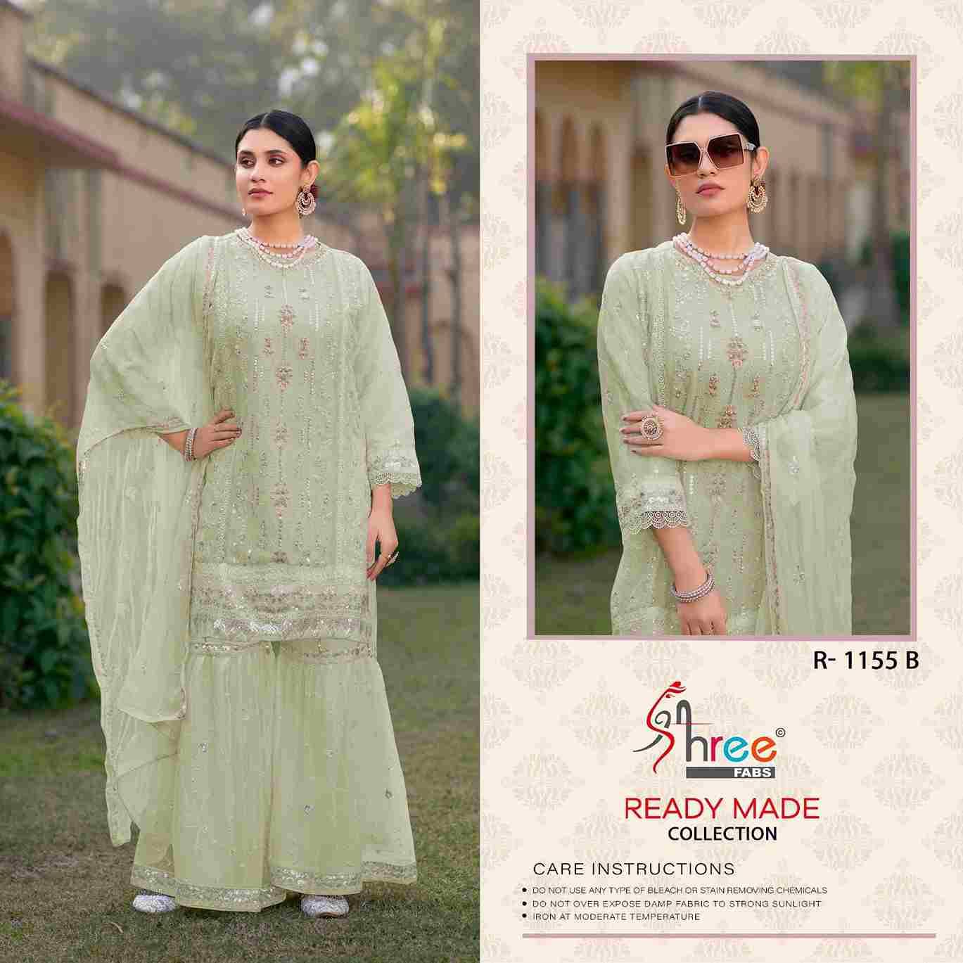 Shree Fabs Hit Design R-1155 Colours By Shree Fabs R-1155-A To R-1155-D Series Beautiful Pakistani Suits Stylish Fancy Colorful Party Wear & Occasional Wear Viscose Chiffon Embroidered Dresses At Wholesale Price