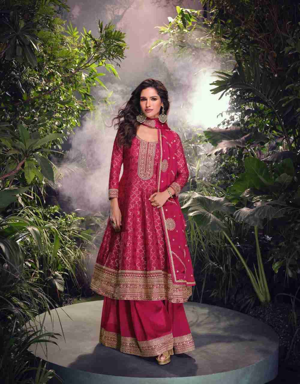 Akshara By Sayuri 5717 To 5719 Series Beautiful Sharara Suits Colorful Stylish Fancy Casual Wear & Ethnic Wear Premium Viscose Jacquard Silk Dresses At Wholesale Price