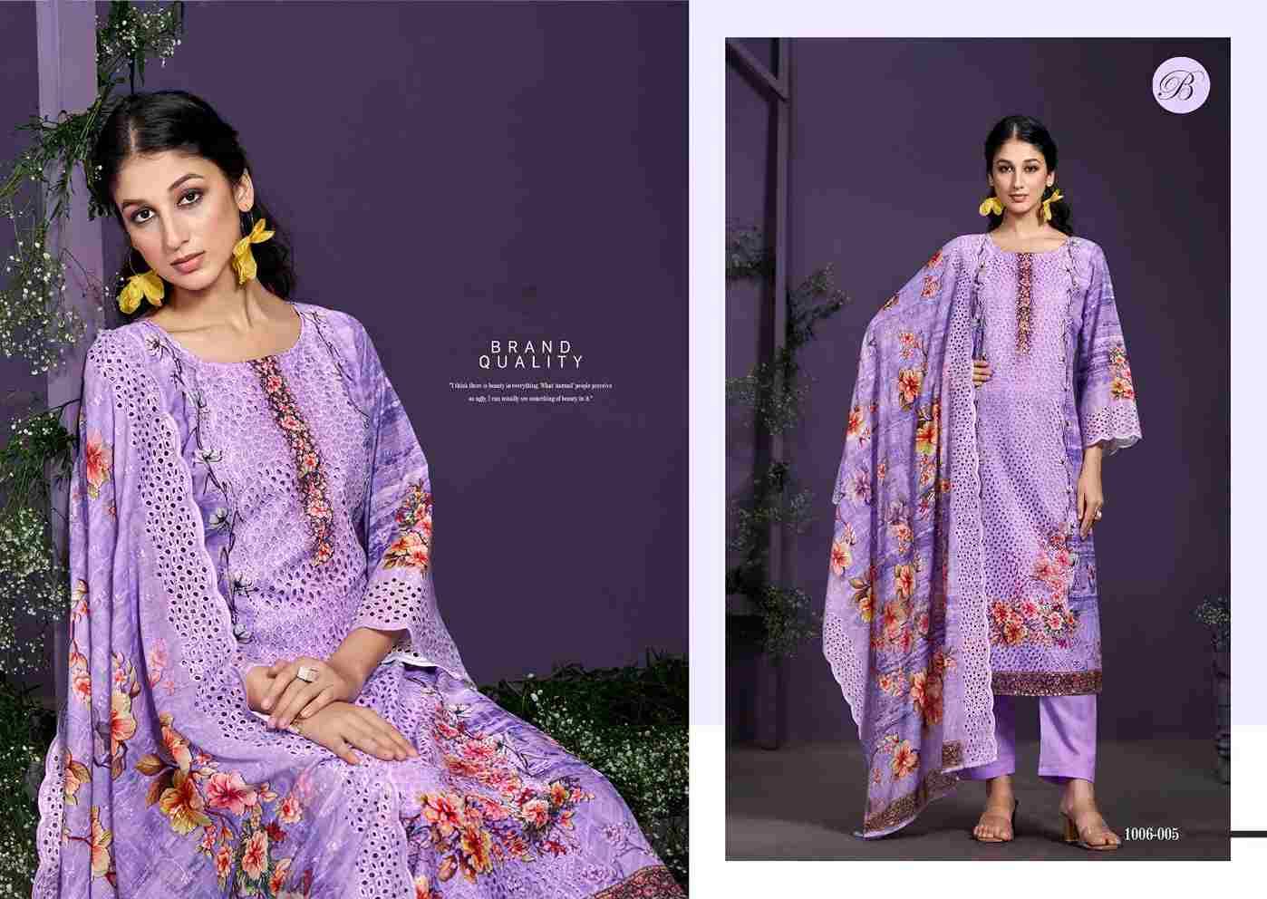 Nakkashi Vol-2 By Belliza 1006-001 To 1006-006 Series Beautiful Festive Suits Stylish Fancy Colorful Casual Wear & Ethnic Wear Pure Cotton Dresses At Wholesale Price