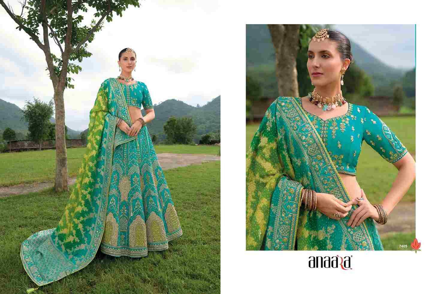 Anaara 7401 Series By Tathastu 7401 To 7413 Series Indian Traditional Wear Bridal Collection Beautiful Stylish Fancy Colorful Party Wear & Occasional Wear Silk Lehengas At Wholesale Price