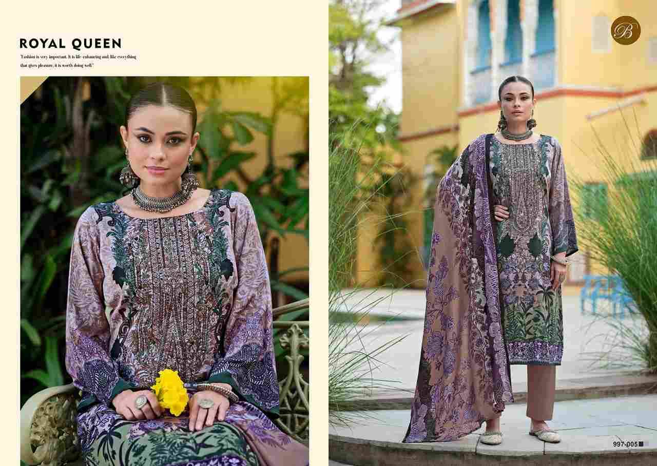 Riwayat Vol-8 By Belliza 997-001 To 997-008 Series Beautiful Festive Suits Stylish Fancy Colorful Casual Wear & Ethnic Wear Pure Viscose Rayon Print Dresses At Wholesale Price