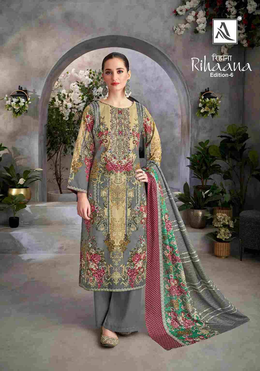 Rihaana Vol-6 By Alok Suit 1744-001 To 1744-008 Series Beautiful Festive Suits Stylish Fancy Colorful Casual Wear & Ethnic Wear Pure Cambric Cotton Print Dresses At Wholesale Price