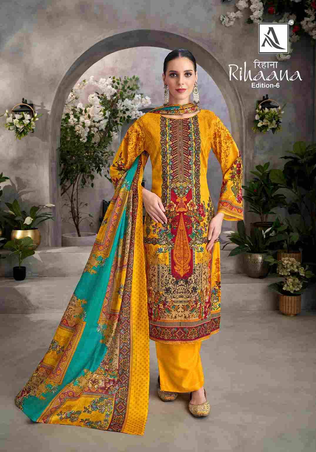 Rihaana Vol-6 By Alok Suit 1744-001 To 1744-008 Series Beautiful Festive Suits Stylish Fancy Colorful Casual Wear & Ethnic Wear Pure Cambric Cotton Print Dresses At Wholesale Price