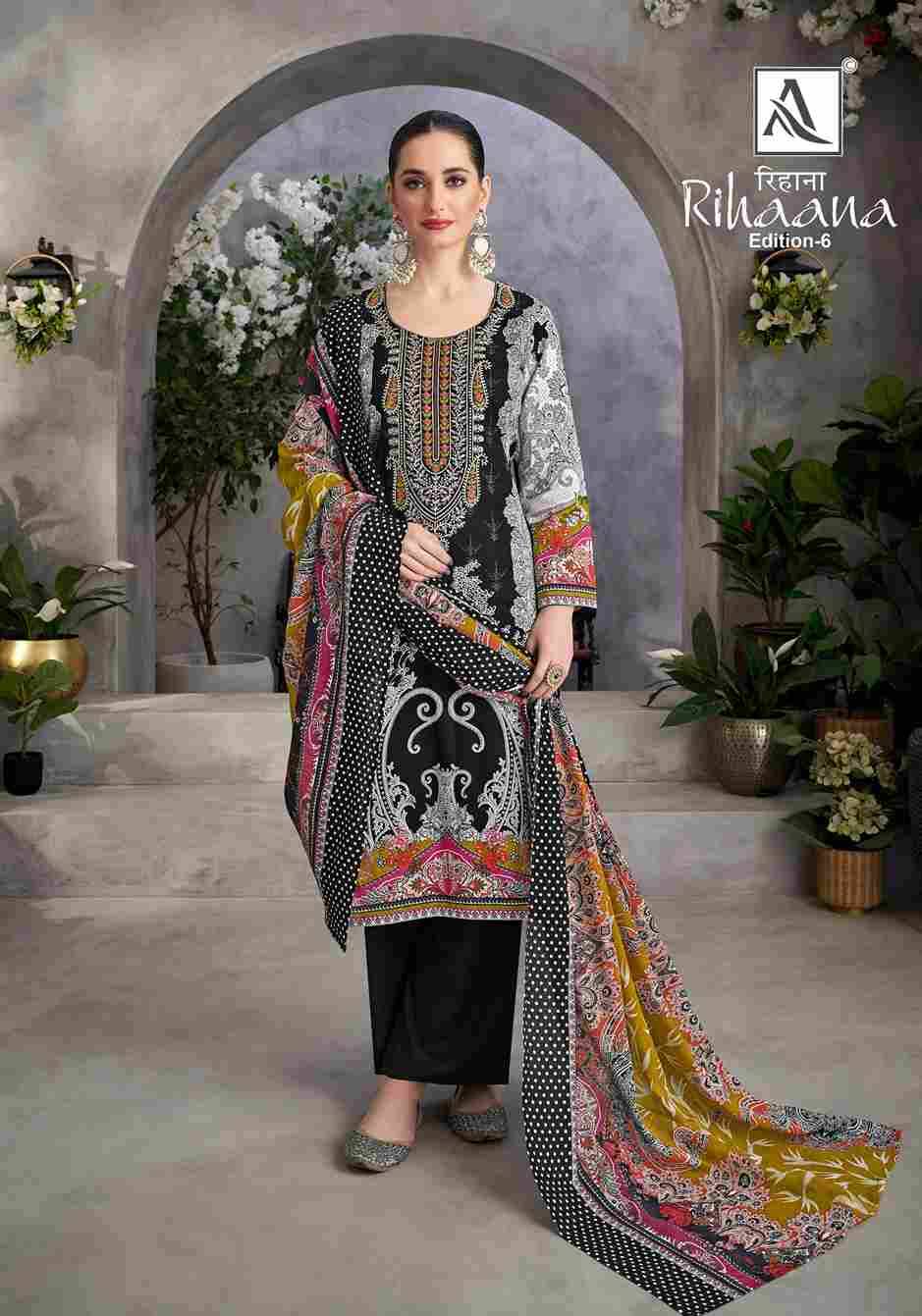 Rihaana Vol-6 By Alok Suit 1744-001 To 1744-008 Series Beautiful Festive Suits Stylish Fancy Colorful Casual Wear & Ethnic Wear Pure Cambric Cotton Print Dresses At Wholesale Price