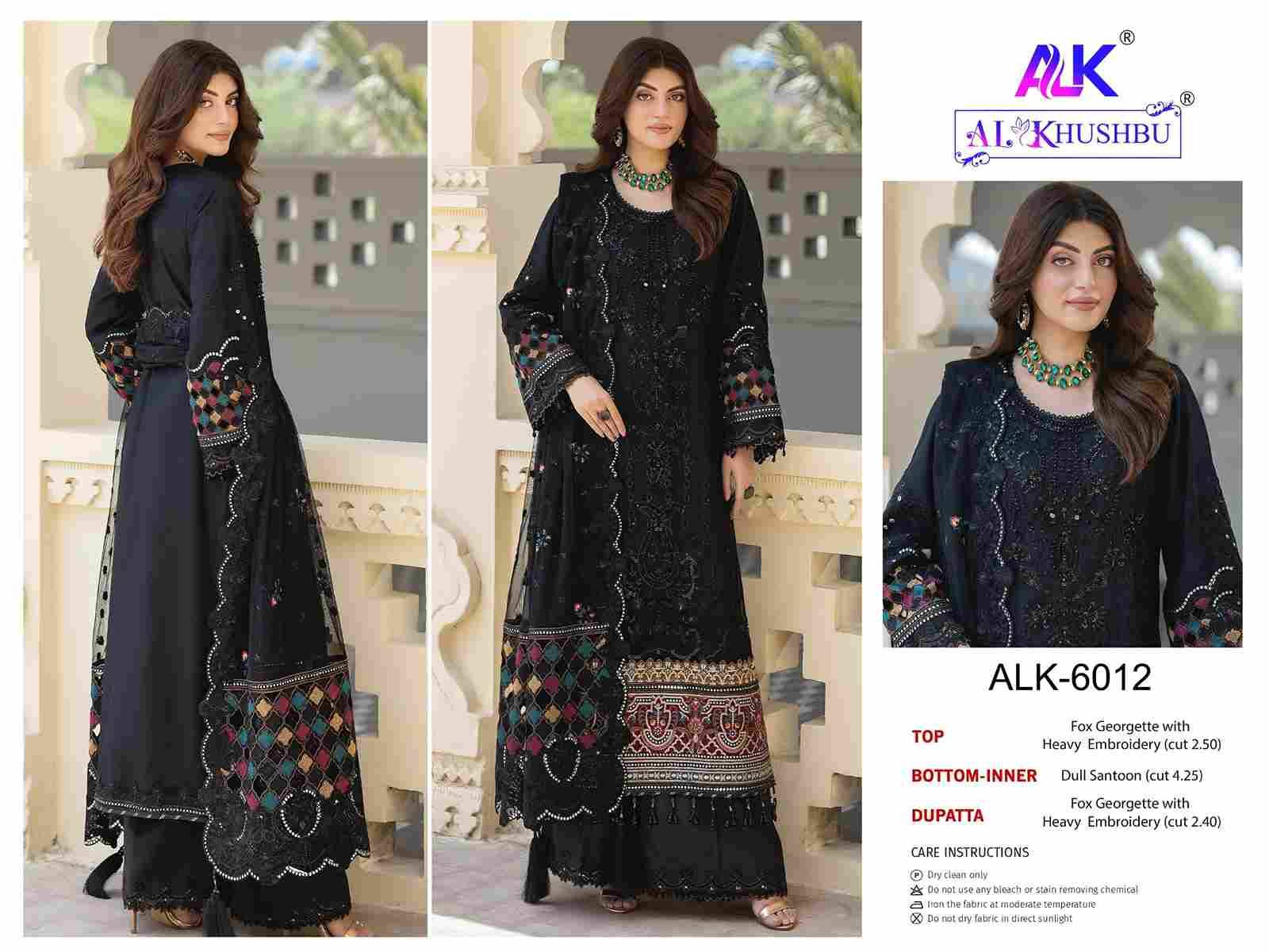 Afifa Vol-4 By Al Khushbu 6012 To 6014 Series Beautiful Pakistani Suits Colorful Stylish Fancy Casual Wear & Ethnic Wear Faux Georgette Dresses At Wholesale Price