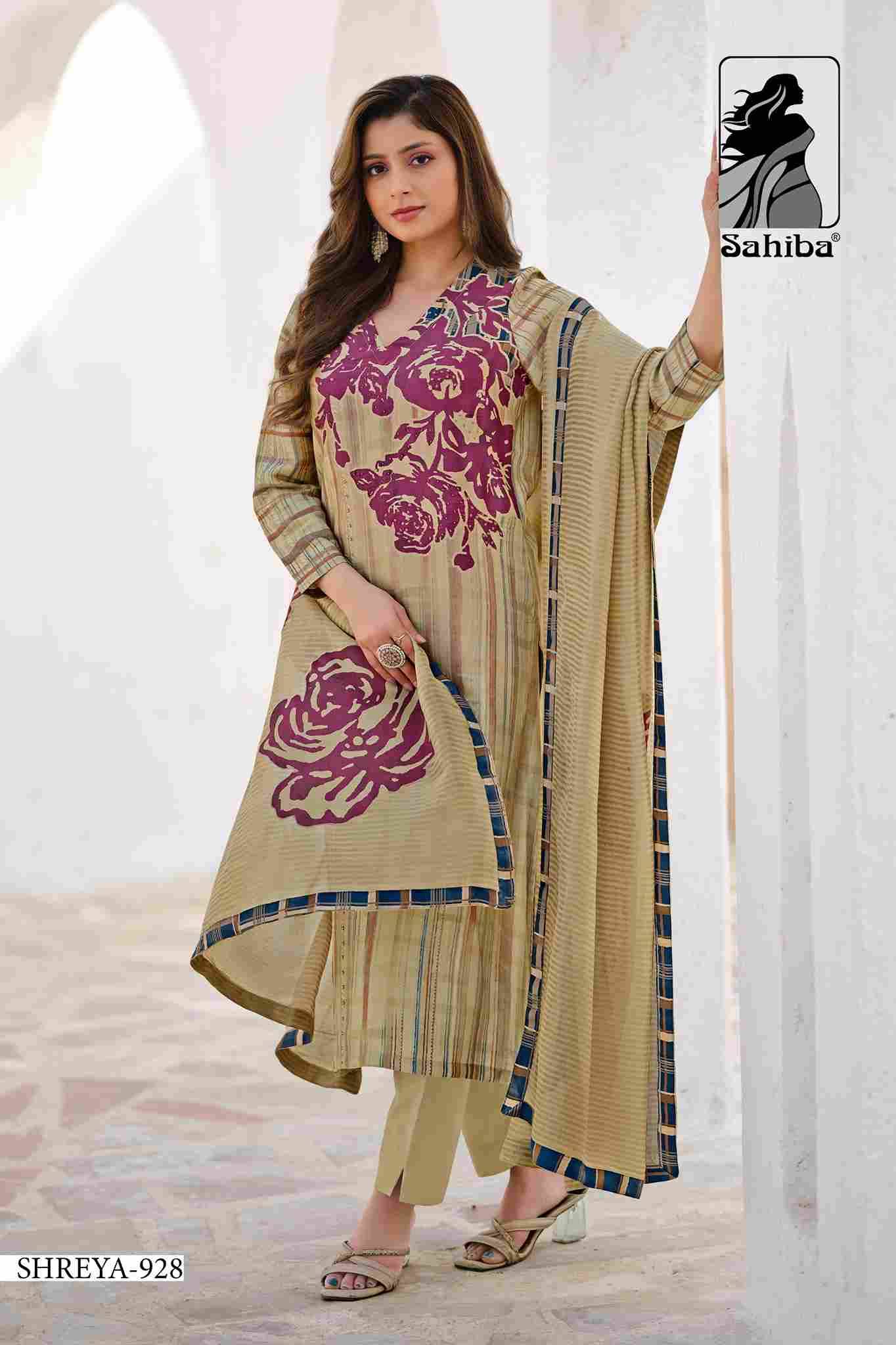 Shreya By Sahiba Fabrics Beautiful Festive Suits Colorful Stylish Fancy Casual Wear & Ethnic Wear Viscose Shimmer Dresses At Wholesale Price