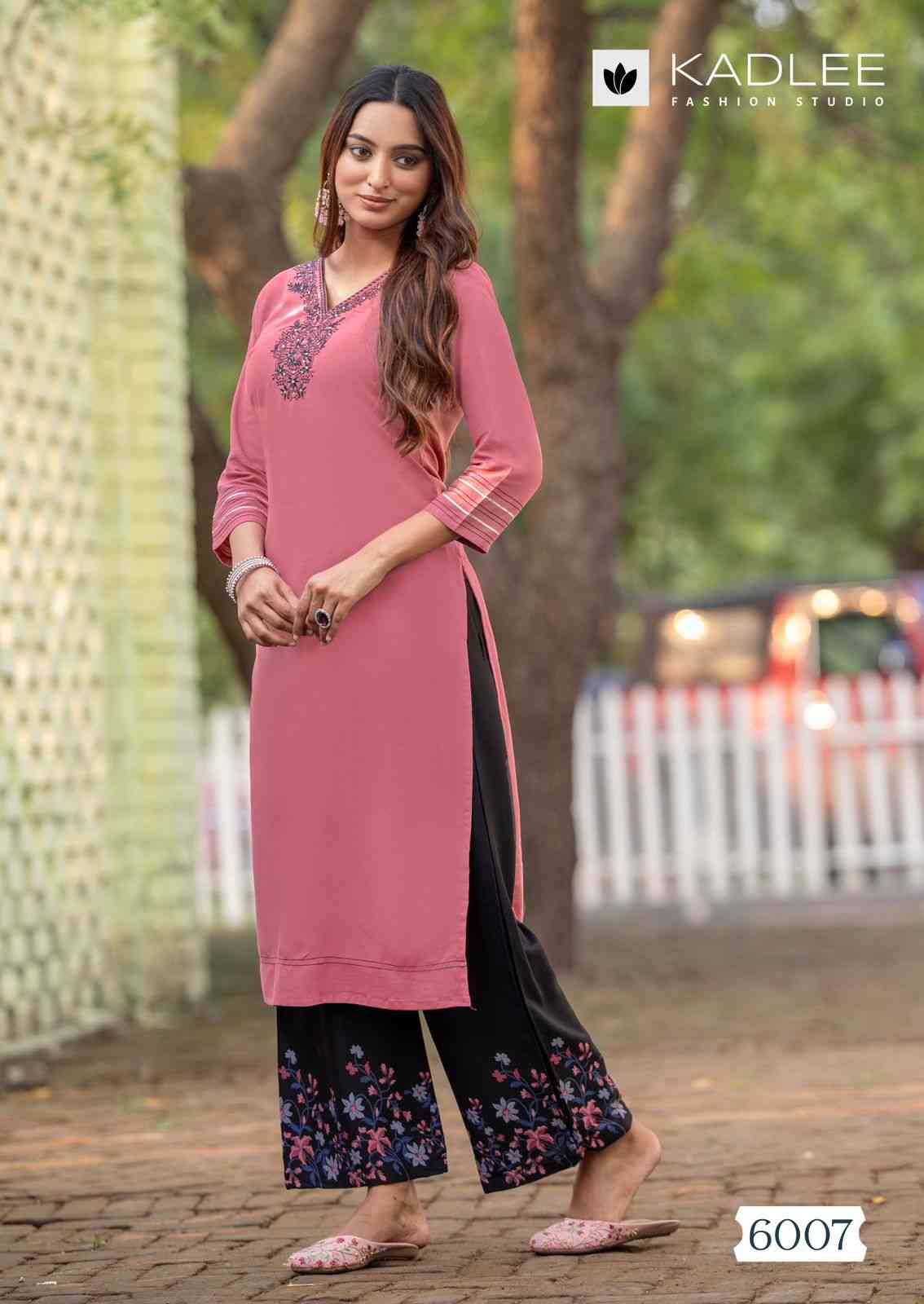 Kaveri Vol-2 By Kadlee 6007 To 6012 Series Designer Stylish Fancy Colorful Beautiful Party Wear & Ethnic Wear Collection Heavy Rayon Kurtis With Pants At Wholesale Price