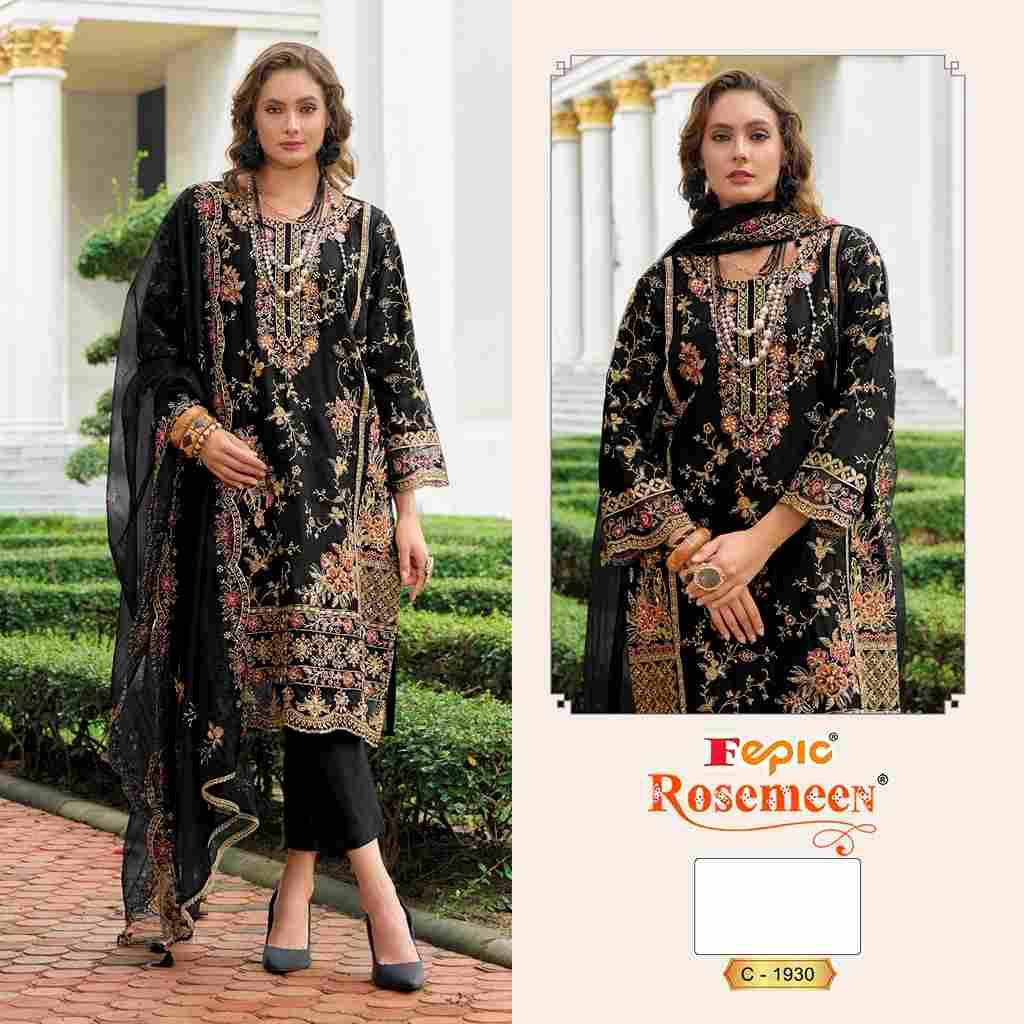 Fepic 1930 Colours By Fepic 1930-A To 1930-B Series Beautiful Pakistani Suits Colorful Stylish Fancy Casual Wear & Ethnic Wear Organza Embroidered Dresses At Wholesale Price