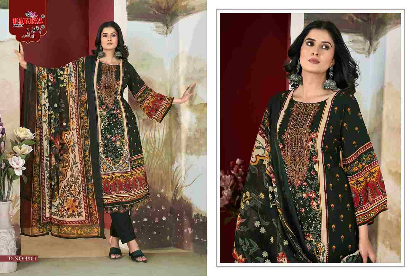 Libas-E-Khaas Vol-49 By Pakiza Prints 4901 To 4910 Series Beautiful Festive Suits Stylish Fancy Colorful Party Wear & Occasional Wear Heavy Crepe Dresses At Wholesale Price