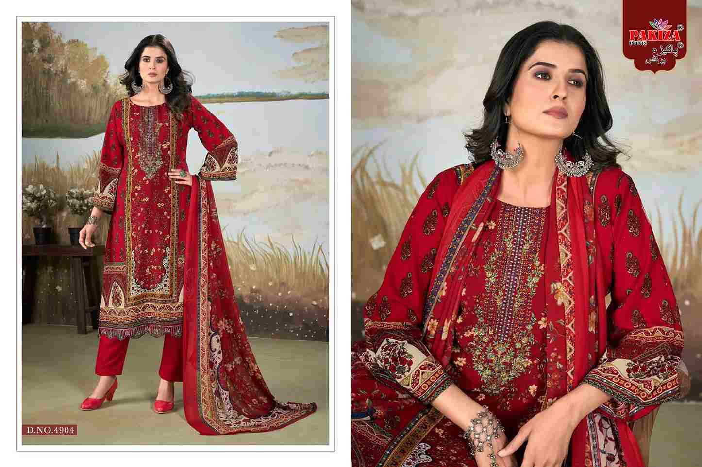 Libas-E-Khaas Vol-49 By Pakiza Prints 4901 To 4910 Series Beautiful Festive Suits Stylish Fancy Colorful Party Wear & Occasional Wear Heavy Crepe Dresses At Wholesale Price