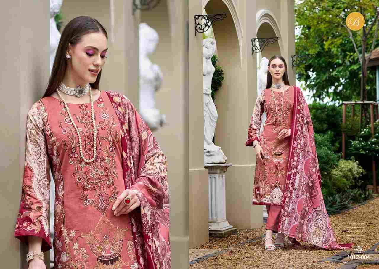 Naira Vol-86 By Belliza 1012-001 To 1012-008 Series Beautiful Festive Suits Stylish Fancy Colorful Casual Wear & Ethnic Wear Pure Cotton Print Dresses At Wholesale Price