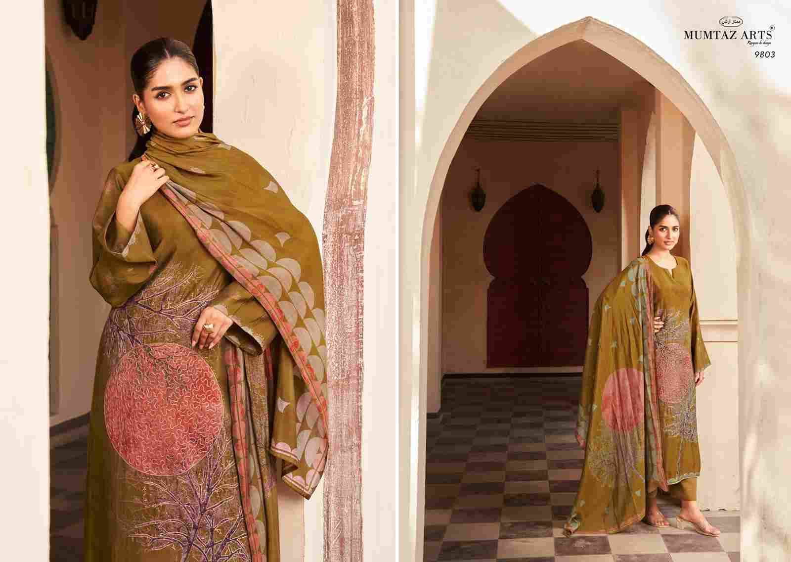 Ruthba By Mumtaz Arts 9801 To 9804 Series Beautiful Festive Suits Colorful Stylish Fancy Casual Wear & Ethnic Wear Pure Muslin Print With Work Dresses At Wholesale Price