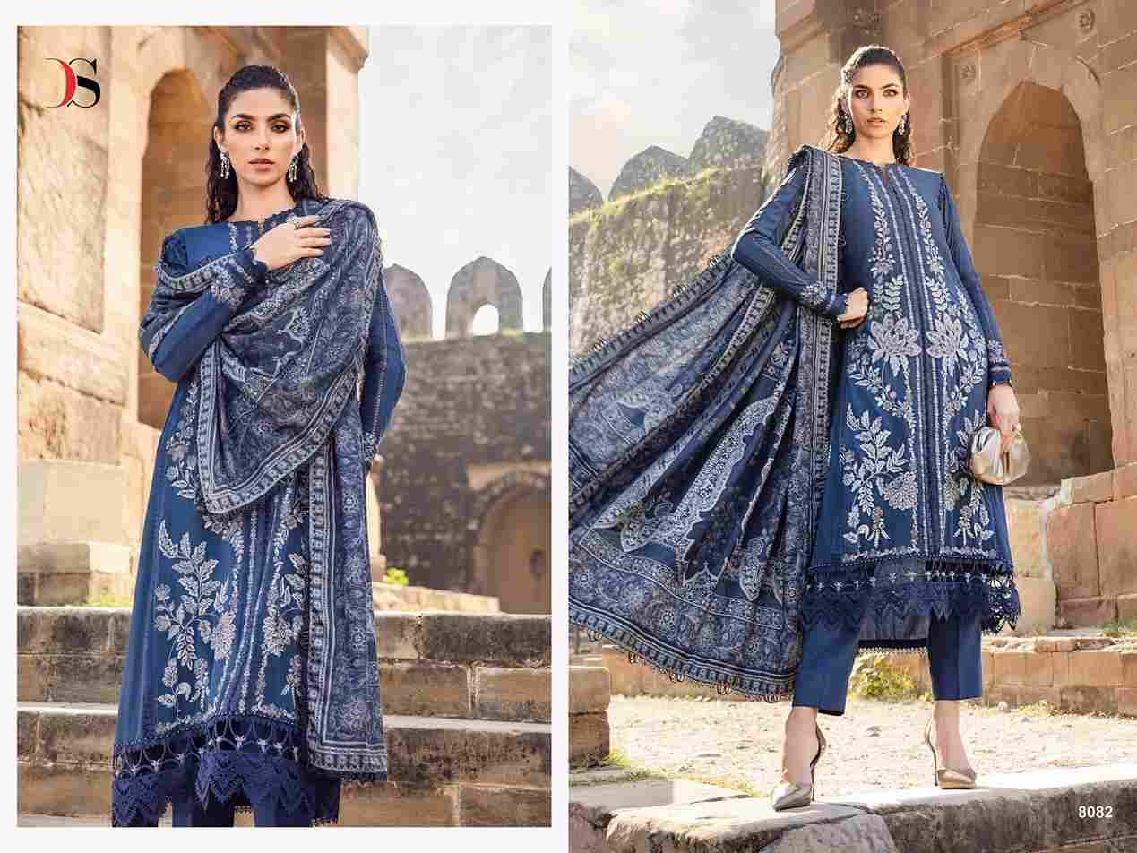 Maria.B. Embroidered Rayon Collection By Deepsy Suits 8081 To 8085 Series Designer Pakistani Suits Beautiful Stylish Fancy Colorful Party Wear & Occasional Wear Pure Viscose Rayon Embroidered Dresses At Wholesale Price