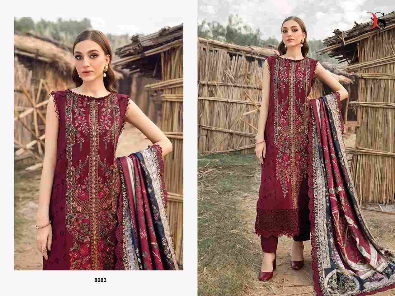 Maria.B. Embroidered Rayon Collection By Deepsy Suits 8081 To 8085 Series Designer Pakistani Suits Beautiful Stylish Fancy Colorful Party Wear & Occasional Wear Pure Viscose Rayon Embroidered Dresses At Wholesale Price