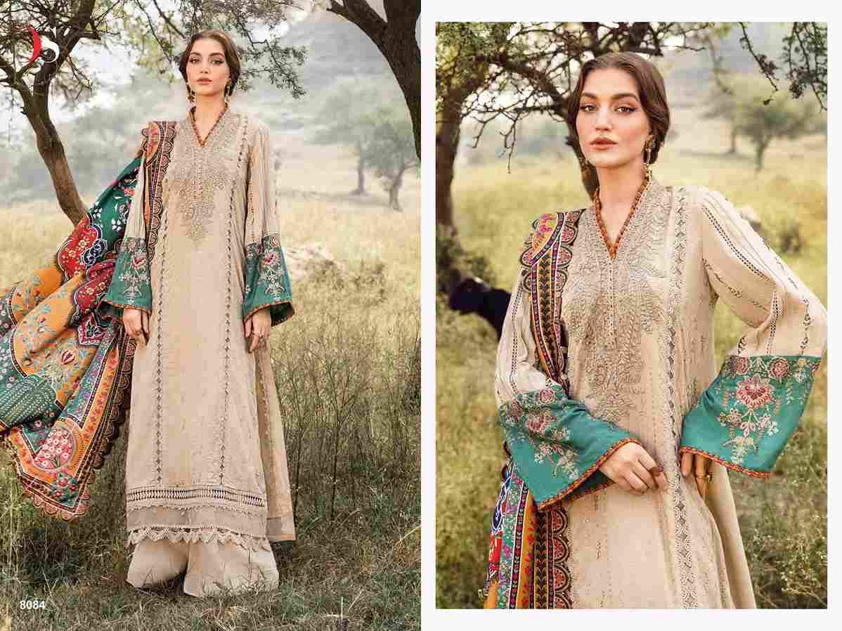 Maria.B. Embroidered Rayon Collection By Deepsy Suits 8081 To 8085 Series Designer Pakistani Suits Beautiful Stylish Fancy Colorful Party Wear & Occasional Wear Pure Viscose Rayon Embroidered Dresses At Wholesale Price