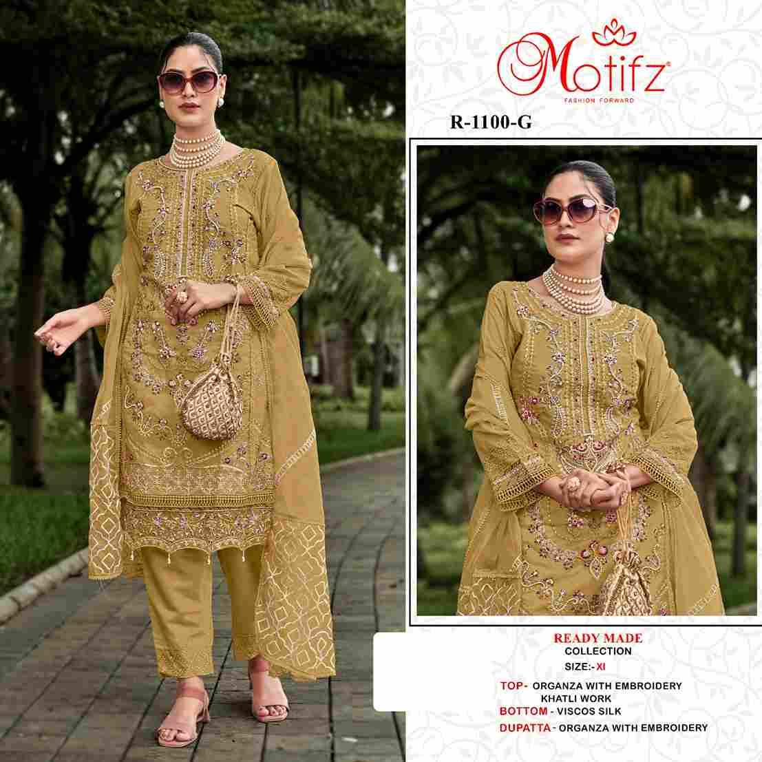 Motifz Hit Design 1100 Colours Vol-2 By Motifz 1100-E To 1100-H Series Beautiful Pakistani Suits Colorful Stylish Fancy Casual Wear & Ethnic Wear Organza Dresses At Wholesale Price