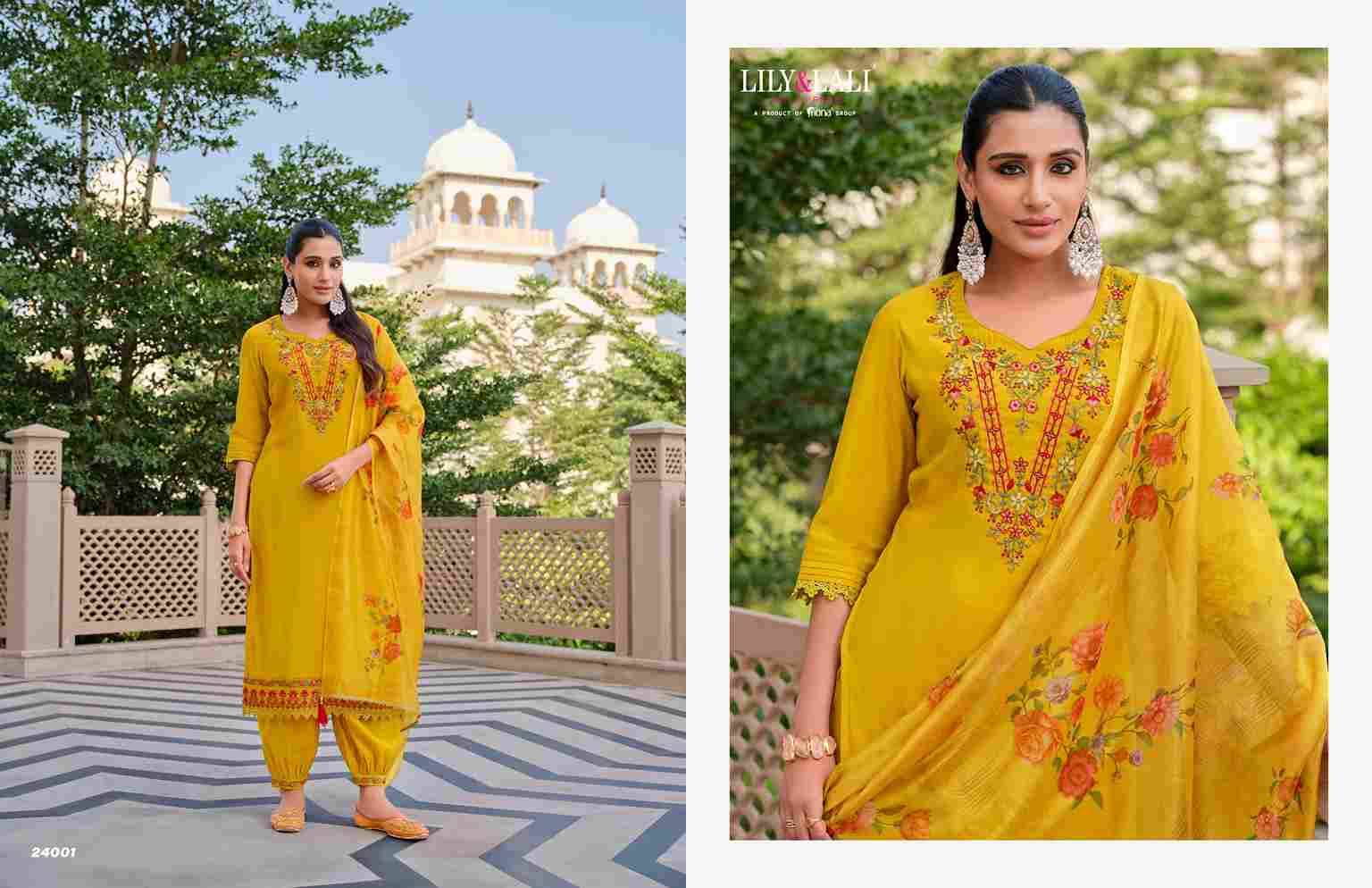 Afghani Vol-5 By Lily And Lali 24001 To 24006 Series Beautiful Stylish Suits Fancy Colorful Casual Wear & Ethnic Wear & Ready To Wear Milan Silk Dresses At Wholesale Price