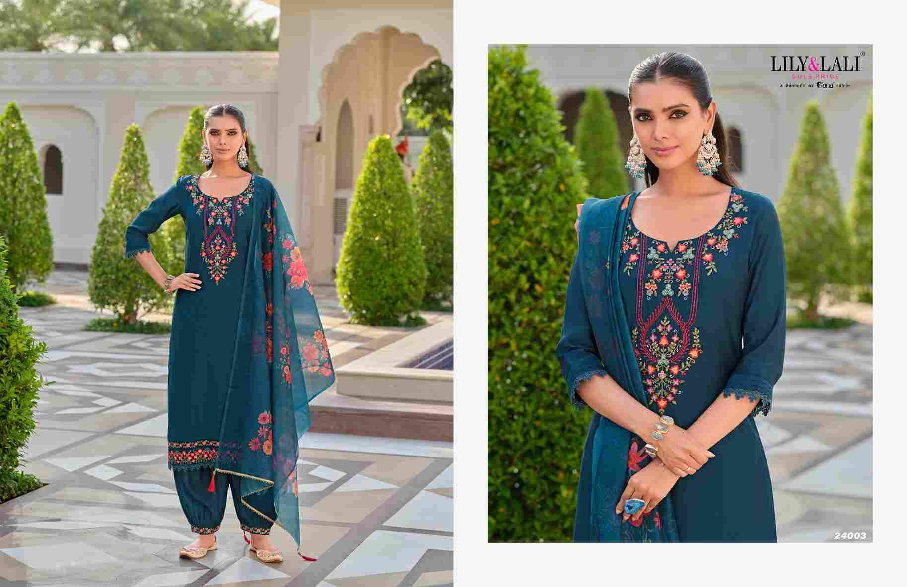 Afghani Vol-5 By Lily And Lali 24001 To 24006 Series Beautiful Stylish Suits Fancy Colorful Casual Wear & Ethnic Wear & Ready To Wear Milan Silk Dresses At Wholesale Price