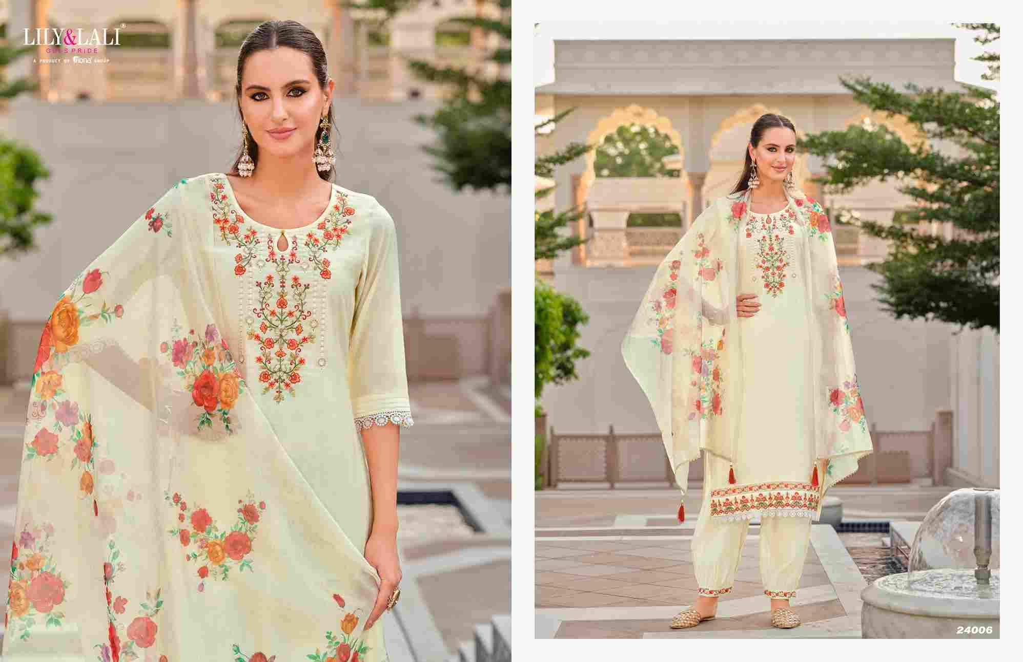 Afghani Vol-5 By Lily And Lali 24001 To 24006 Series Beautiful Stylish Suits Fancy Colorful Casual Wear & Ethnic Wear & Ready To Wear Milan Silk Dresses At Wholesale Price