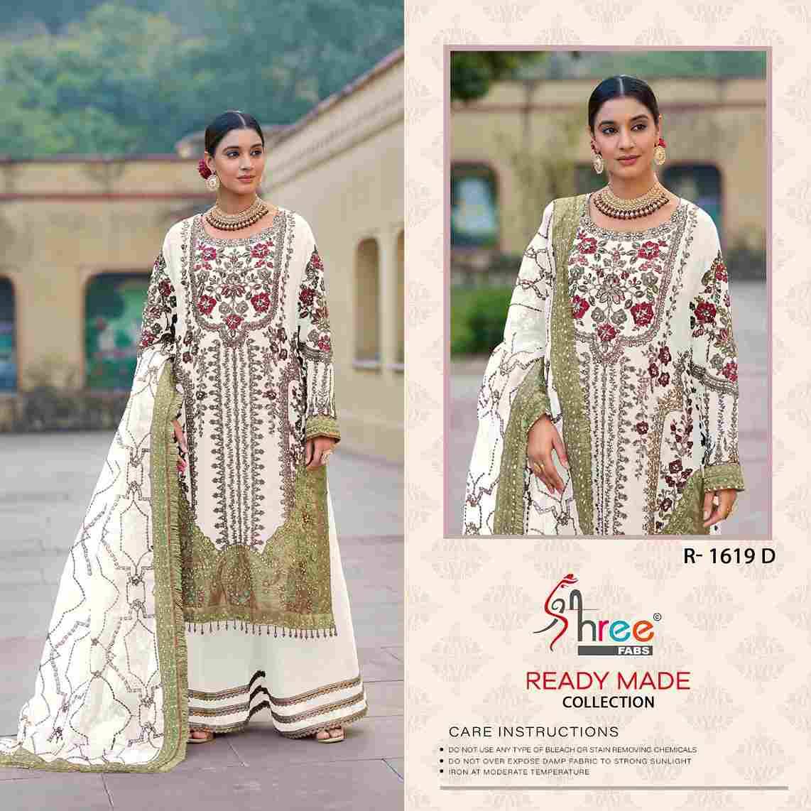 Shree Fabs Hit Design R-1619 Colours By Shree Fabs R-1619-A To R-1619-D Series Designer Pakistani Suits Collection Beautiful Stylish Fancy Colorful Party Wear & Occasional Wear Organza Dresses At Wholesale Price