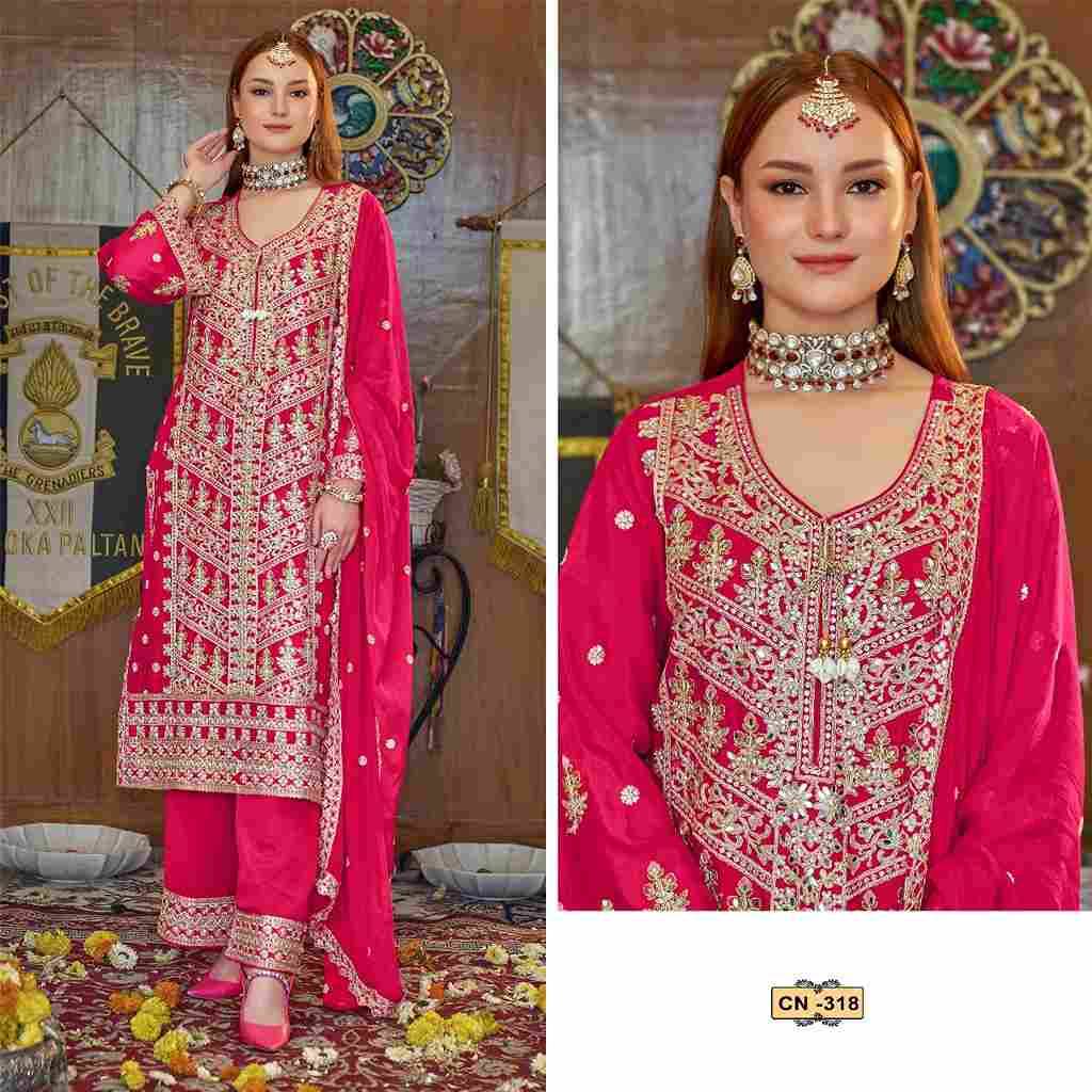 Fepic 318 Colours By Fepic 318-A To 318-B Series Beautiful Pakistani Suits Colorful Stylish Fancy Casual Wear & Ethnic Wear Chinnon Embroidered Dresses At Wholesale Price