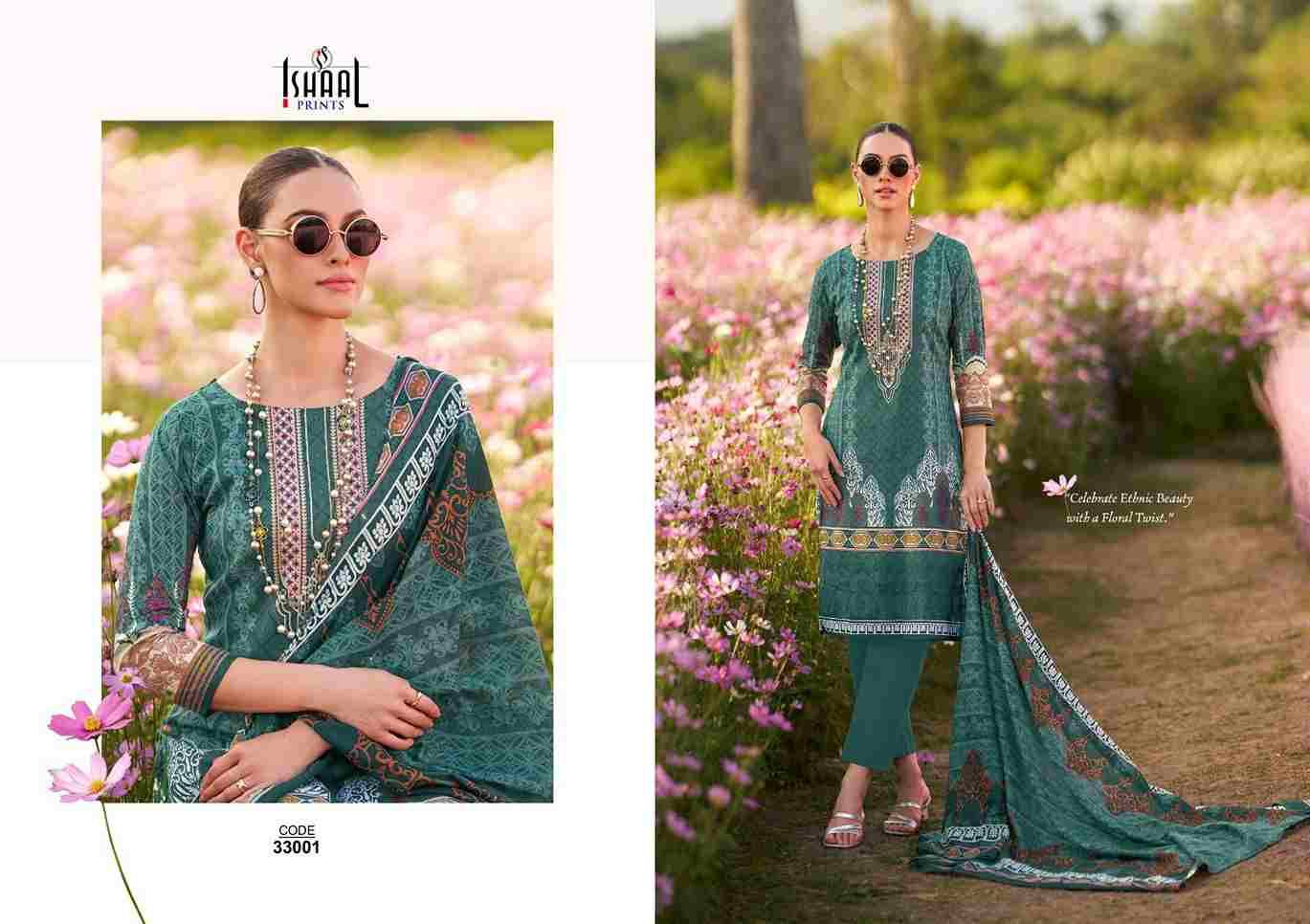 Gulmohar Vol-33 By Ishaal Prints 33001 To 33010 Series Beautiful Festive Suits Colorful Stylish Fancy Casual Wear & Ethnic Wear Pure Lawn Prints Dresses At Wholesale Price