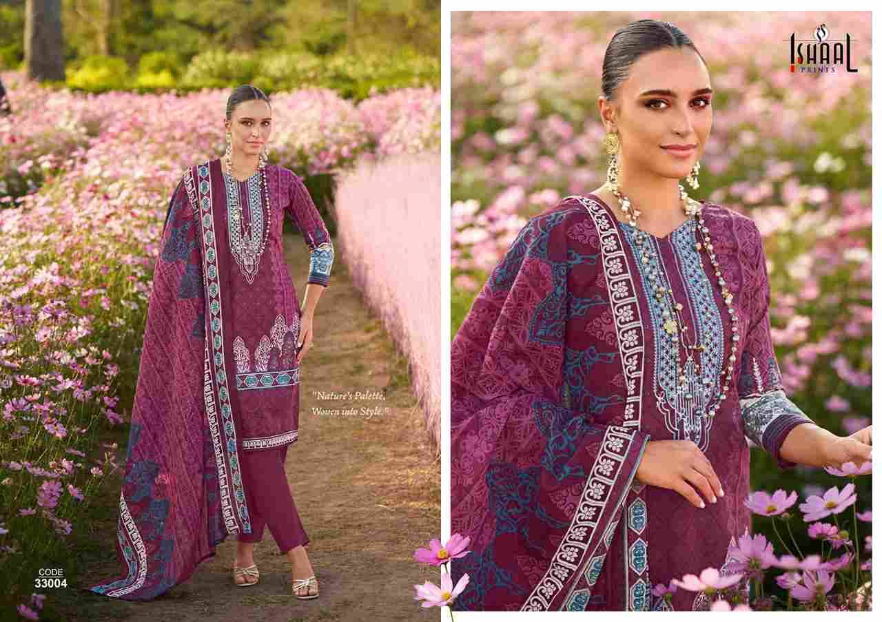 Gulmohar Vol-33 By Ishaal Prints 33001 To 33010 Series Beautiful Festive Suits Colorful Stylish Fancy Casual Wear & Ethnic Wear Pure Lawn Prints Dresses At Wholesale Price