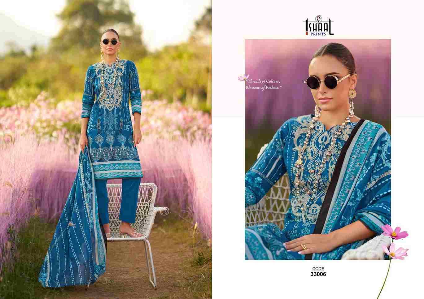 Gulmohar Vol-33 By Ishaal Prints 33001 To 33010 Series Beautiful Festive Suits Colorful Stylish Fancy Casual Wear & Ethnic Wear Pure Lawn Prints Dresses At Wholesale Price