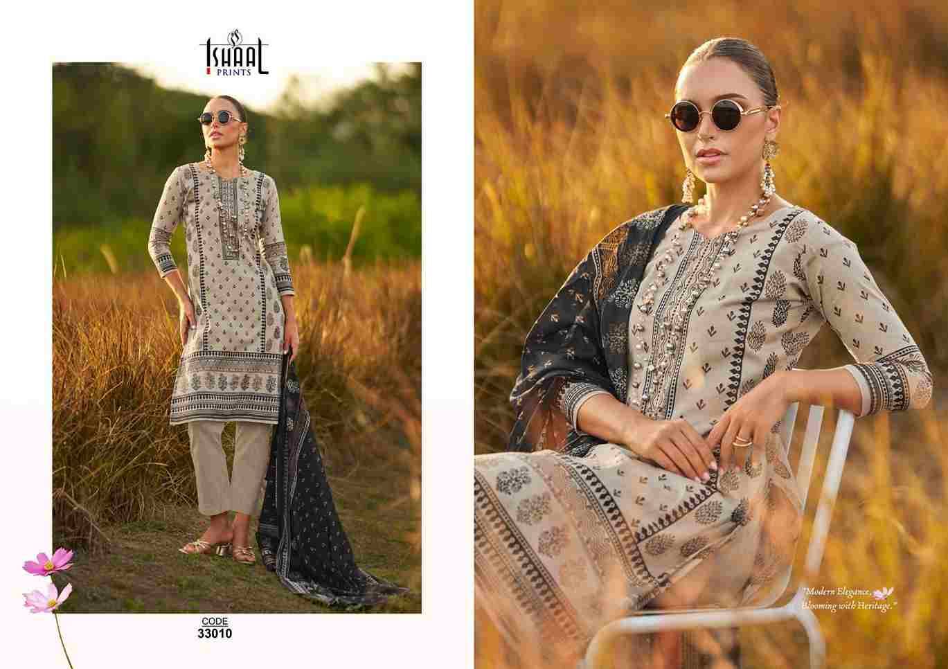 Gulmohar Vol-33 By Ishaal Prints 33001 To 33010 Series Beautiful Festive Suits Colorful Stylish Fancy Casual Wear & Ethnic Wear Pure Lawn Prints Dresses At Wholesale Price