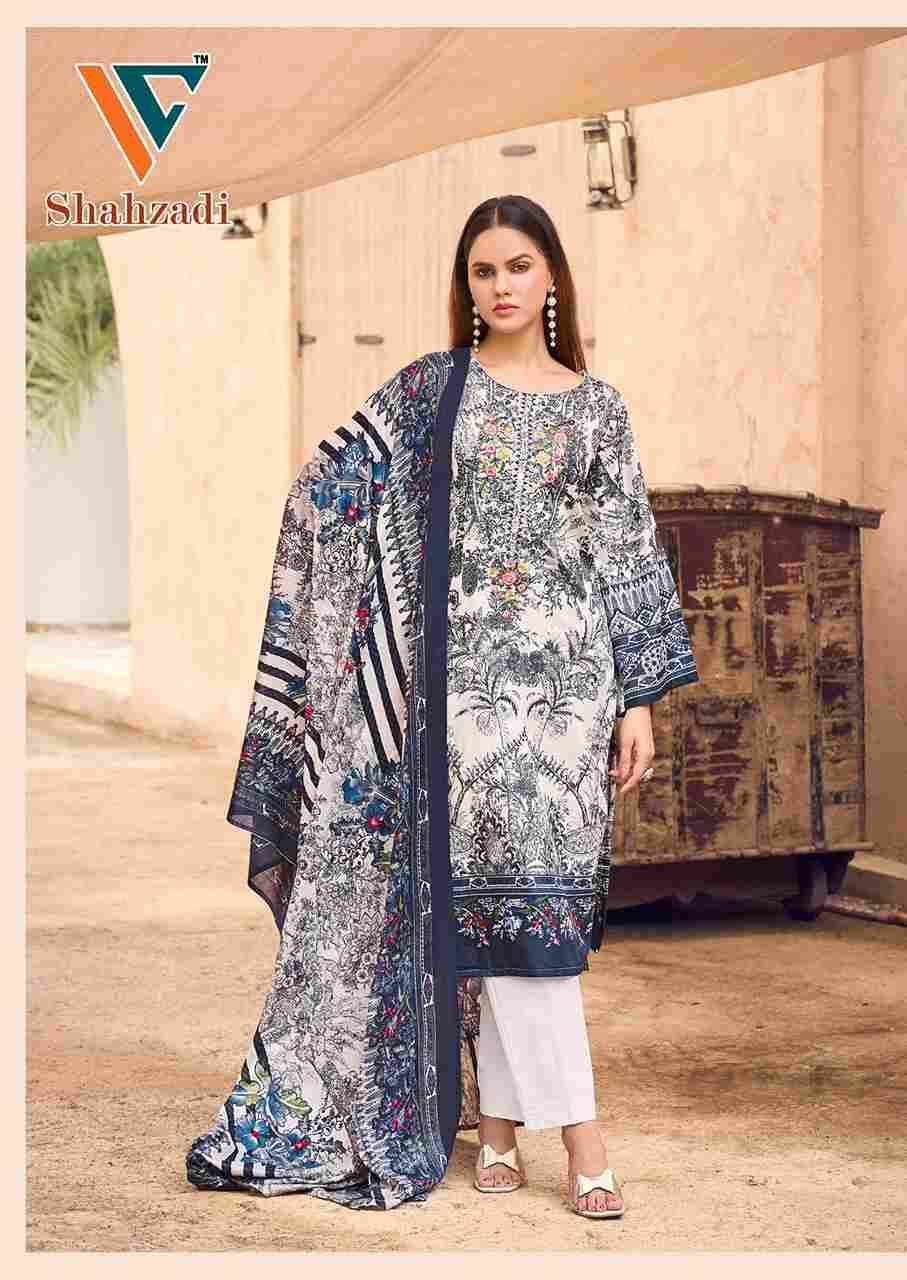 Shahzadi Vol-3 By Vandana Creation 3001 To 3008 Series Beautiful Festive Suits Stylish Fancy Colorful Casual Wear & Ethnic Wear Cotton Print Dresses At Wholesale Price