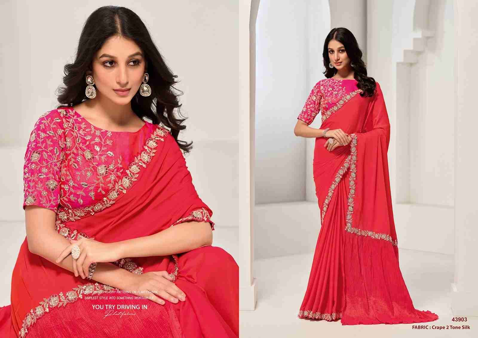 Saanjh By Mahotsav Creation Indian Traditional Wear Collection Beautiful Stylish Fancy Colorful Party Wear & Occasional Wear Satin Silk/Georgette Sarees At Wholesale Price