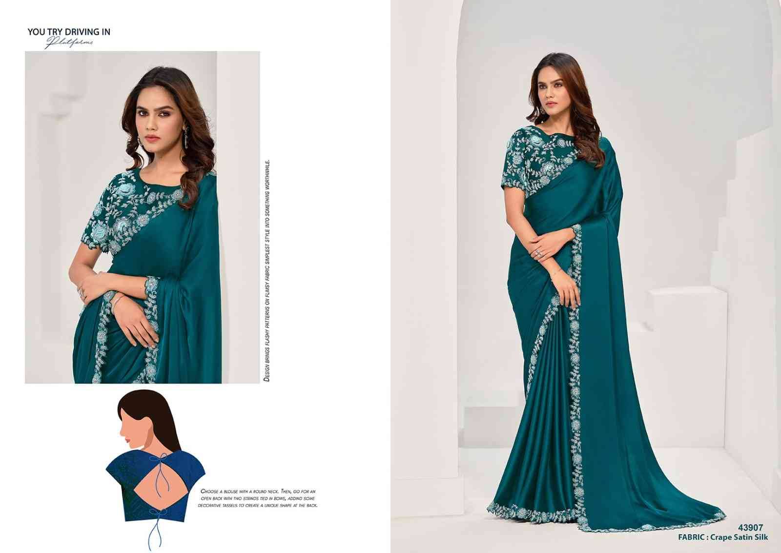 Saanjh By Mahotsav Creation Indian Traditional Wear Collection Beautiful Stylish Fancy Colorful Party Wear & Occasional Wear Satin Silk/Georgette Sarees At Wholesale Price